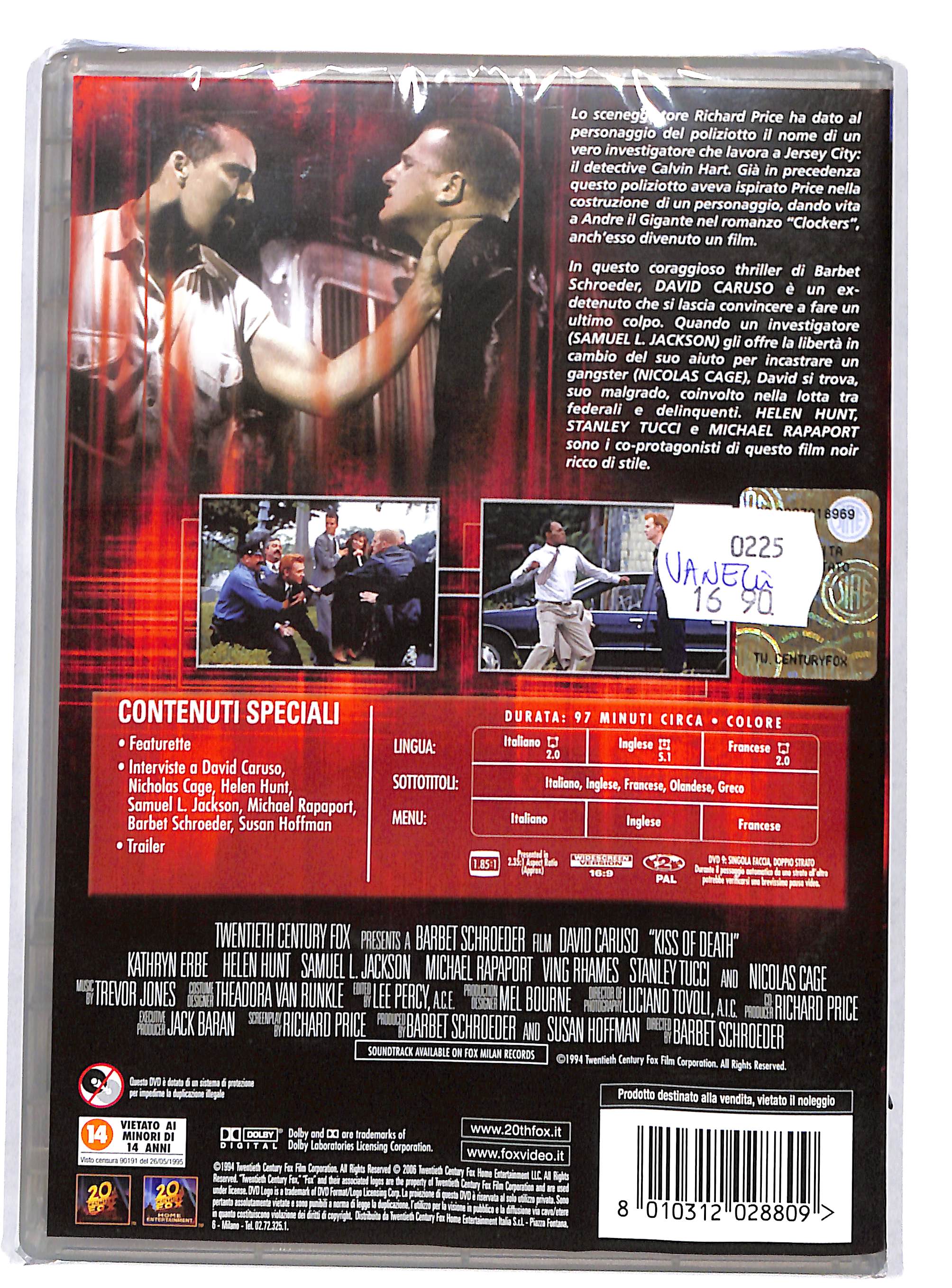 EBOND il bacio della morte DVD DB691754 - Image 2