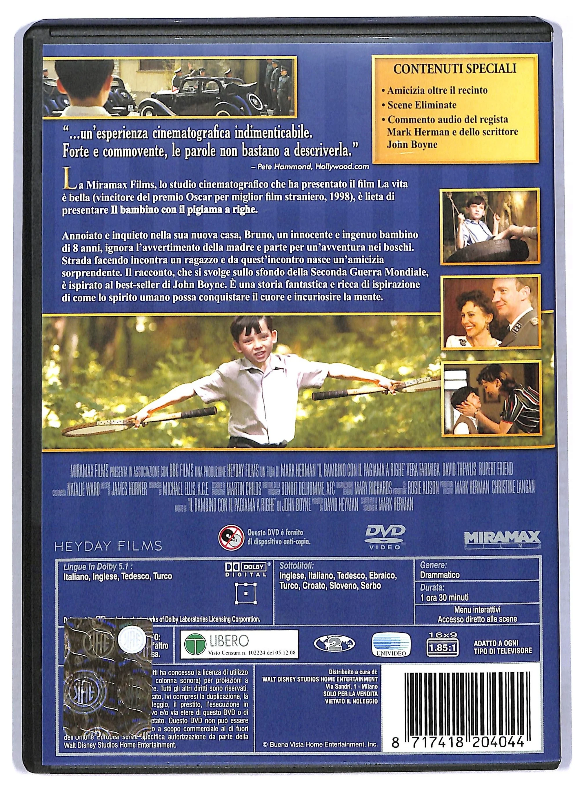 EBOND Il Bambino Con Il Pigiama a Righe DVD DB716152 - Image 2