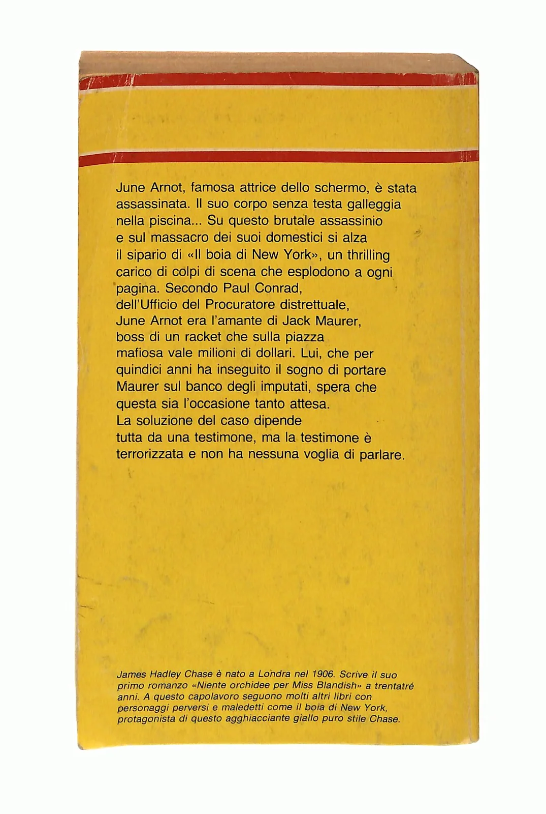 EBOND Il Boia Di New York J H Chase Classici Del Giallo Mondadori Libro LI048615 - Image 2