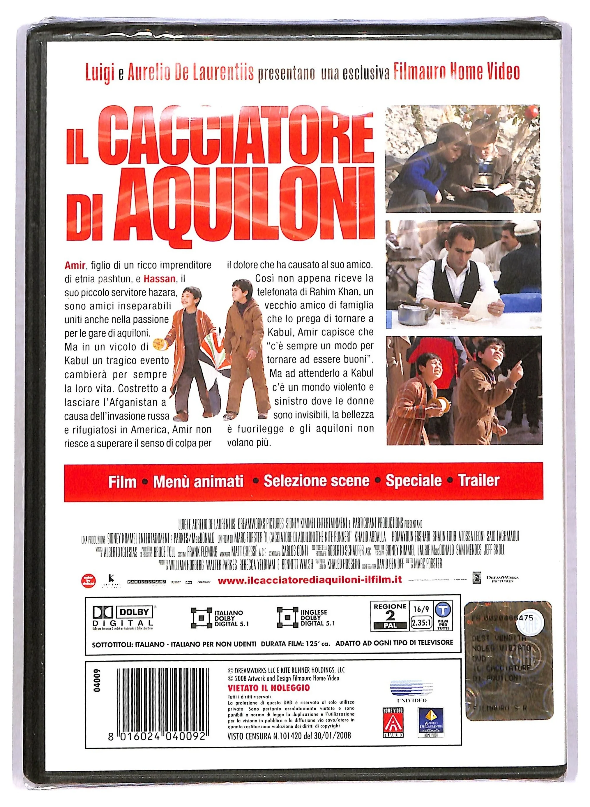 EBOND Il cacciatore di aquiloni NOLEGGIO DVD DB757333 - Image 2