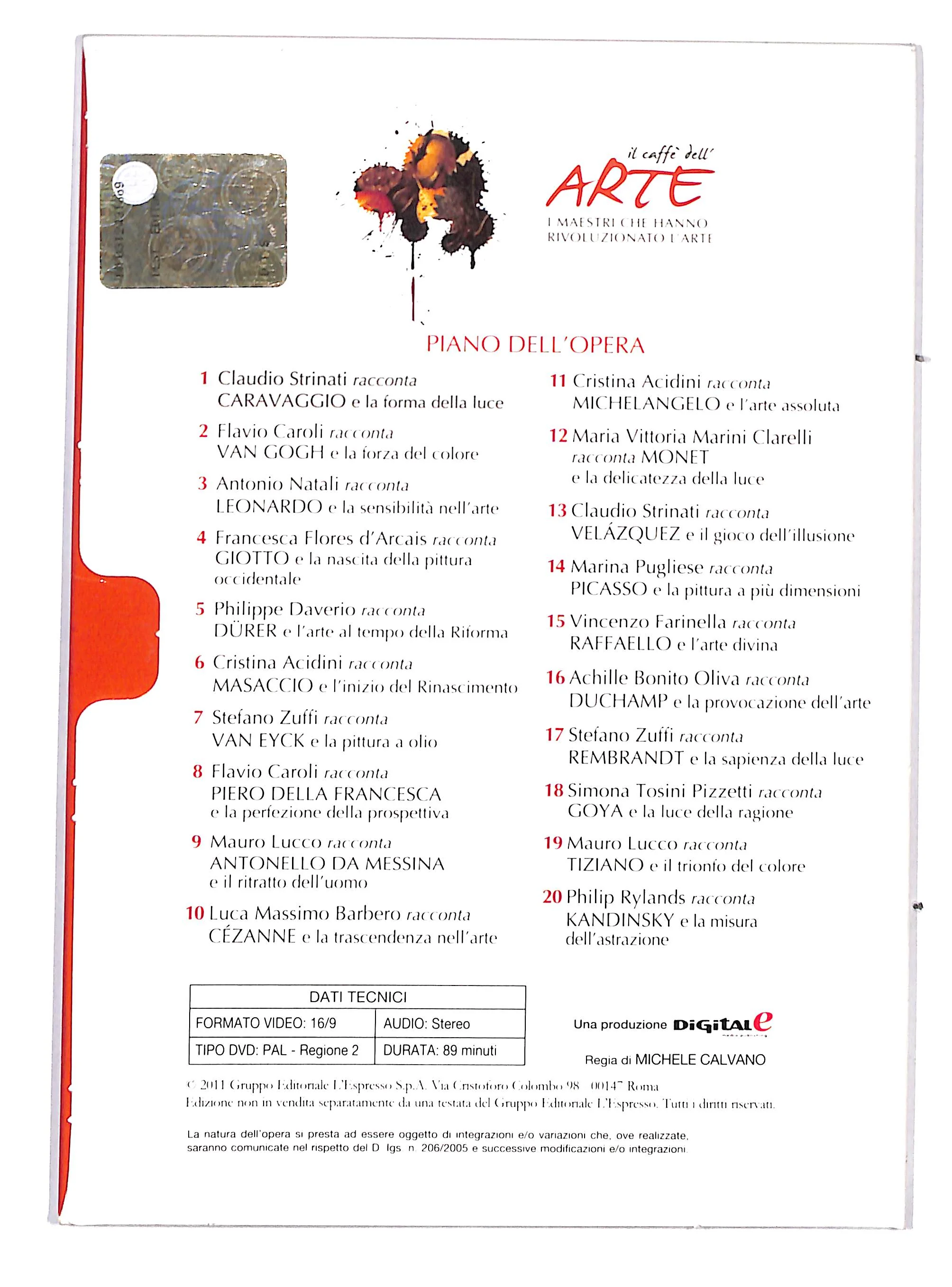 EBOND Il Caffe dell'arte - Claudio Strinati racconta Caravaggio DVD DB729966 - Image 2