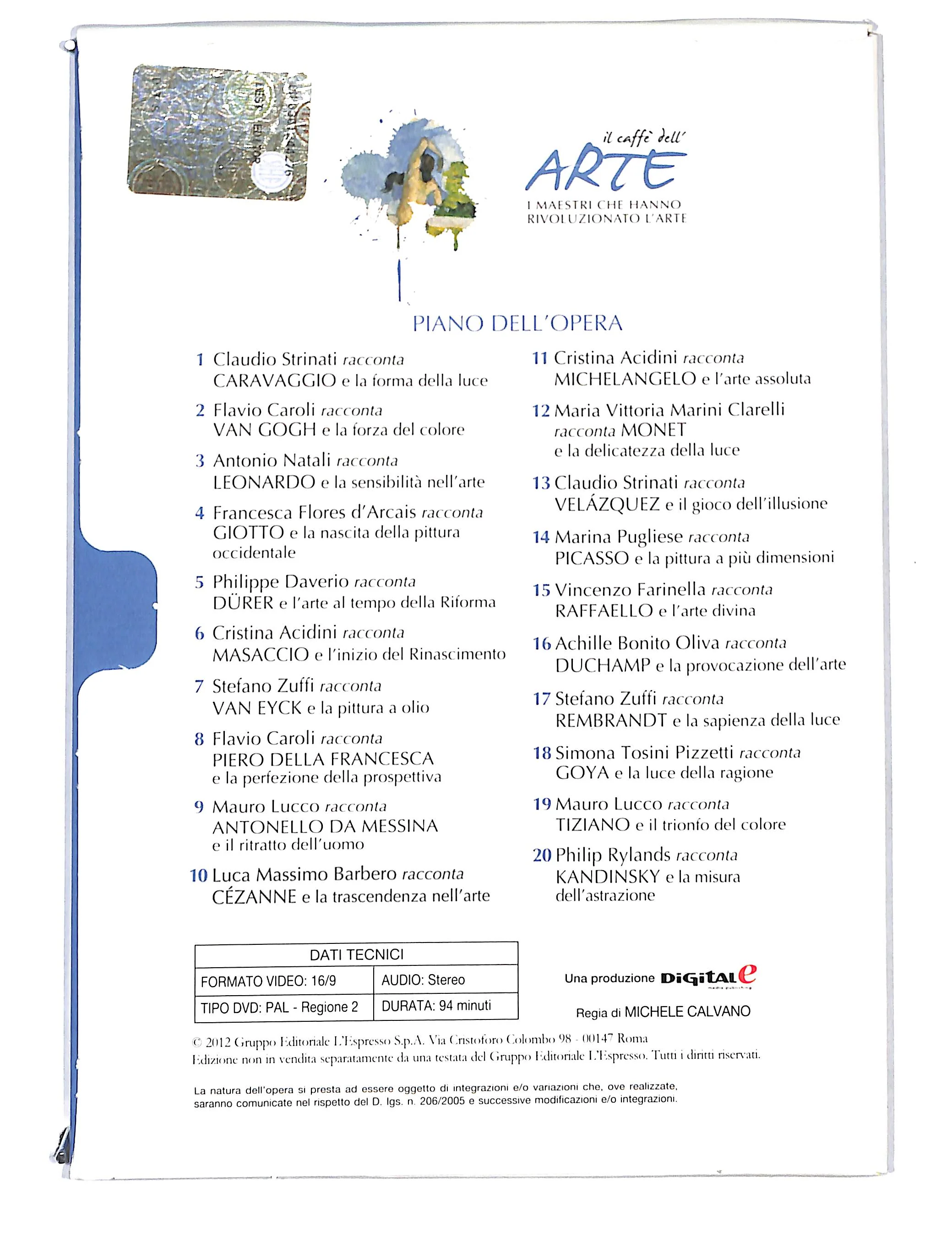 EBOND Il Caffe dell'arte vol.10 Barbero racconta Cazanne DVD DB741861 - Image 2