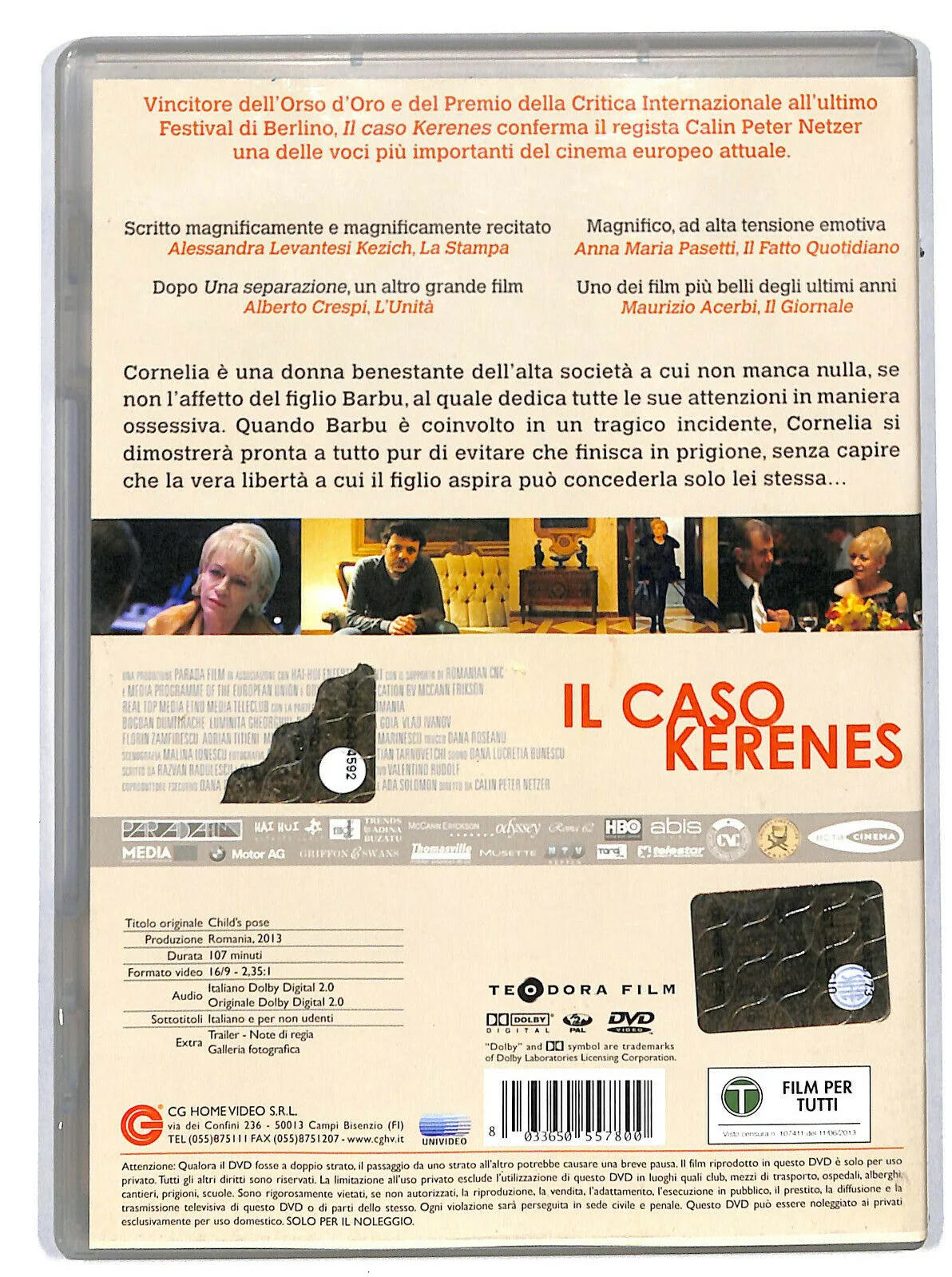 EBOND Il Caso Kerenes Ex Noleggio DVD DB764311 - Image 2