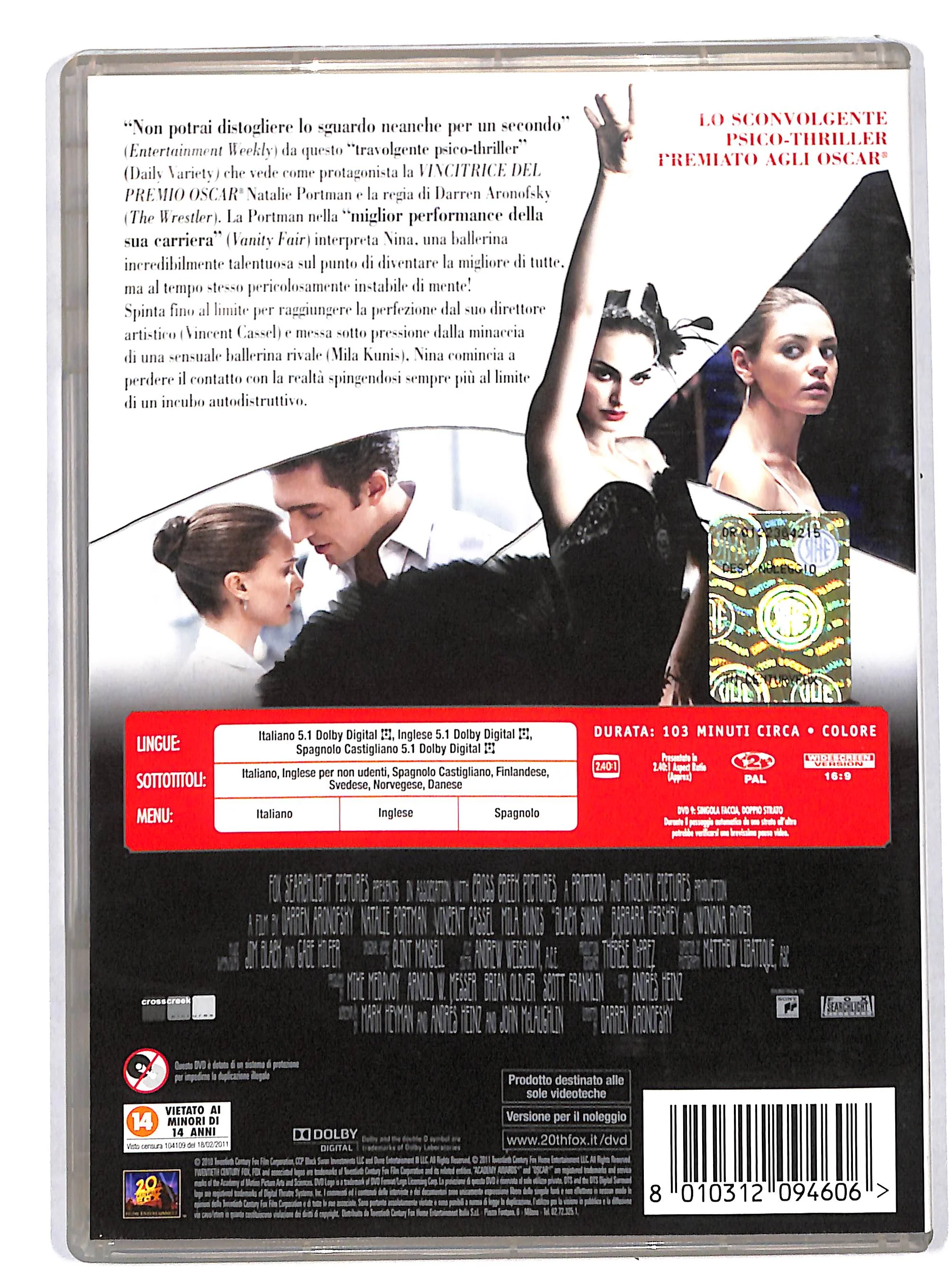 EBOND Il cigno nero NOLEGGIO DVD DB760331 - Image 2