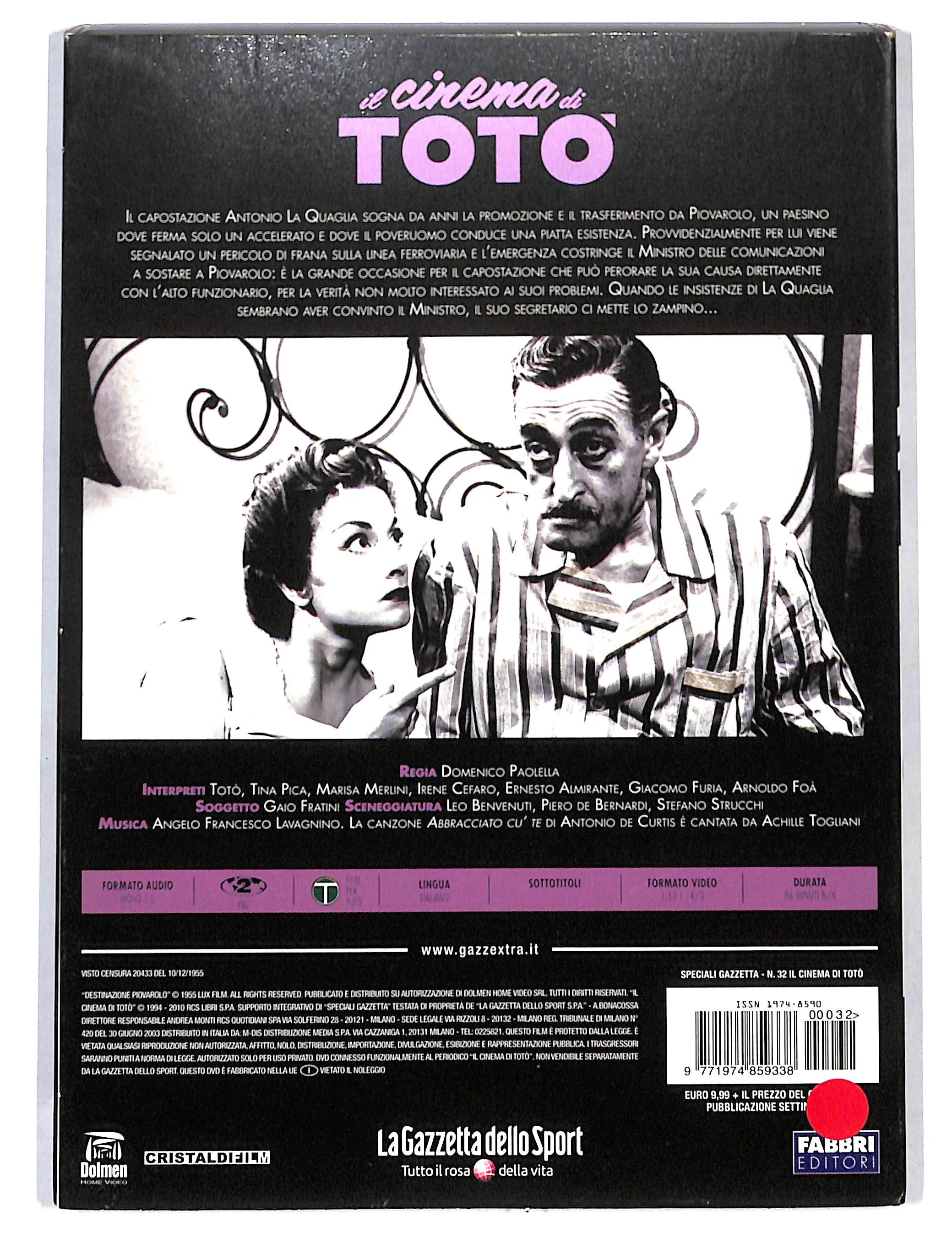 EBOND Il Cinema di toto - destinazione piovarolo vol.32 DVD DB700203 - Image 2