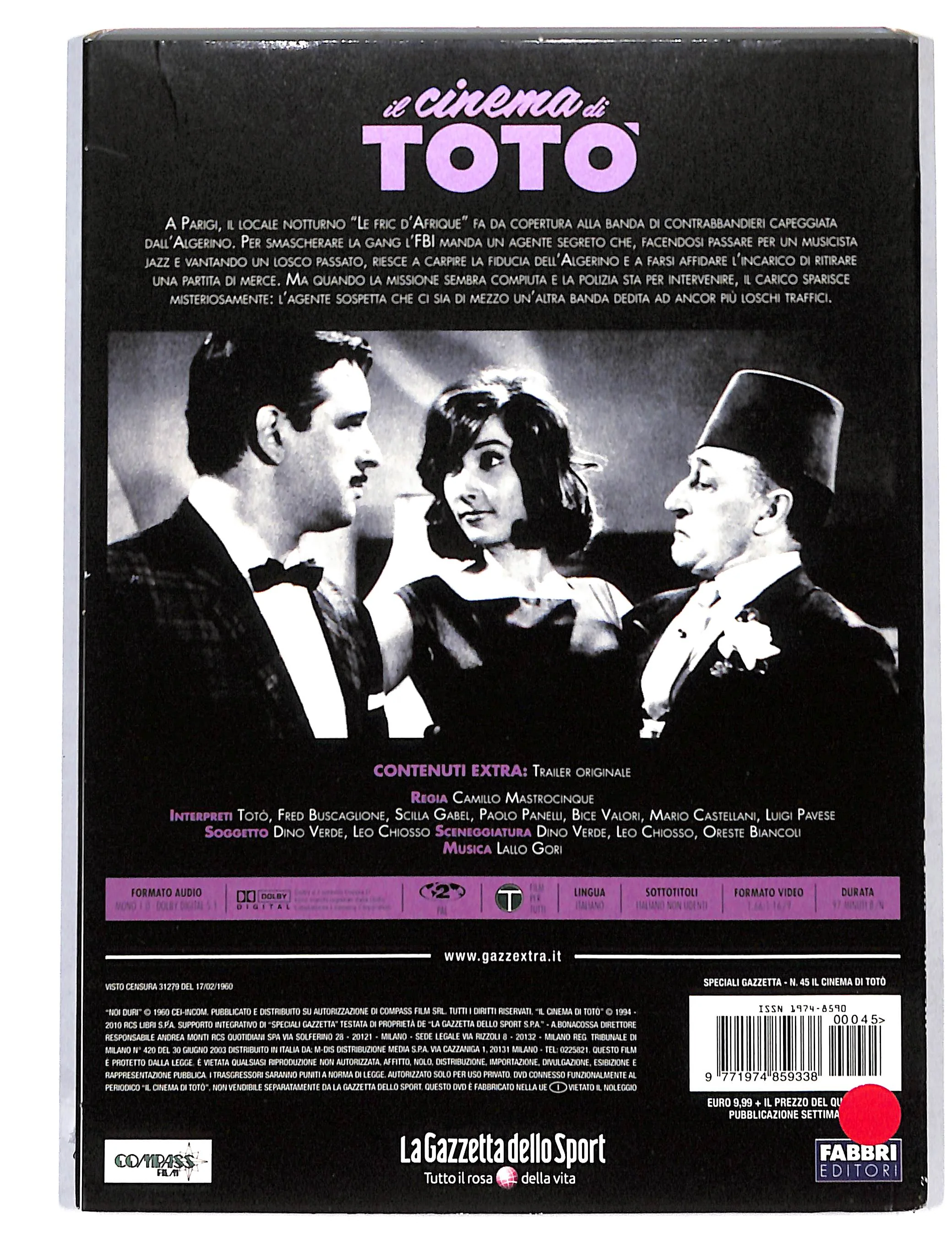 EBOND Il Cinema di Toto - Noi duri vol.45 EDITORIALE DVD DB692251 - Image 2