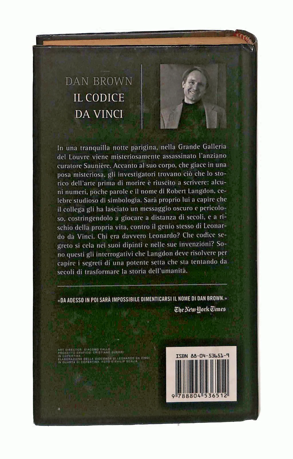 EBOND Il Codice Da Vinci Dan Brown Mondadori Libro LI047735 - Image 2