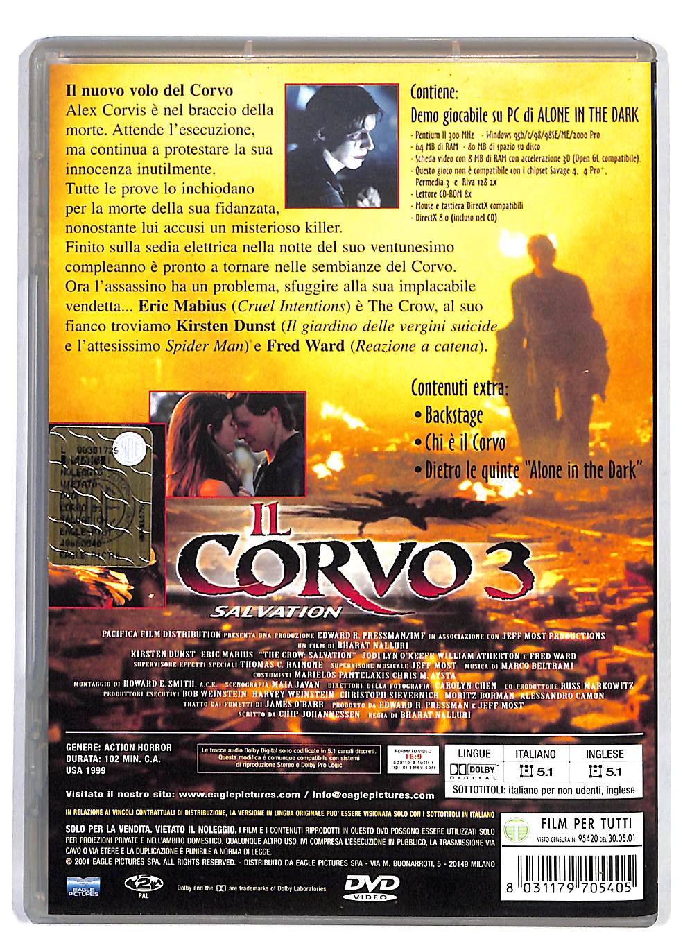 EBOND Il Corvo 3 Salvation DVD DB683130 - Image 2