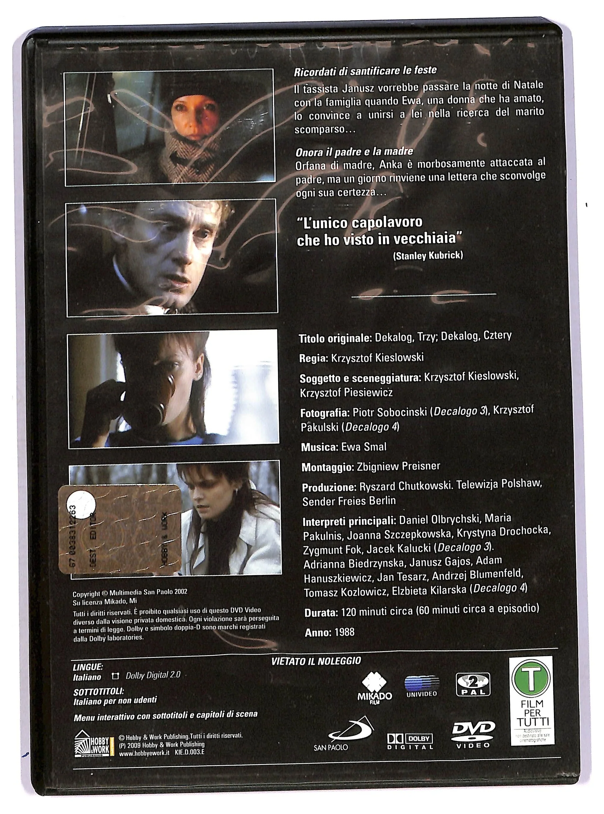EBOND Il Decalogo cap. 3 - 4 EDITORIALE DVD DB692916 - Image 2