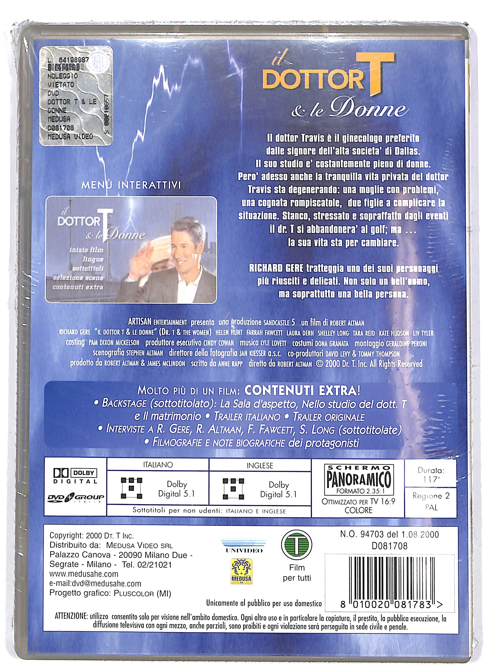 EBOND Il dottor T e le donne DVD DB692647 - Image 2