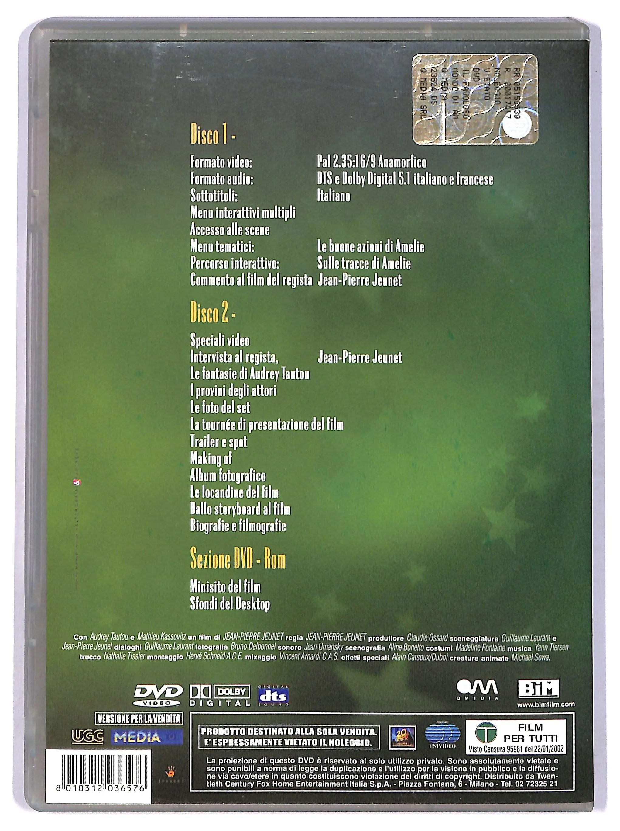 EBOND Il Favoloso Mondo Di Amelie DVD DB730323 - Image 2