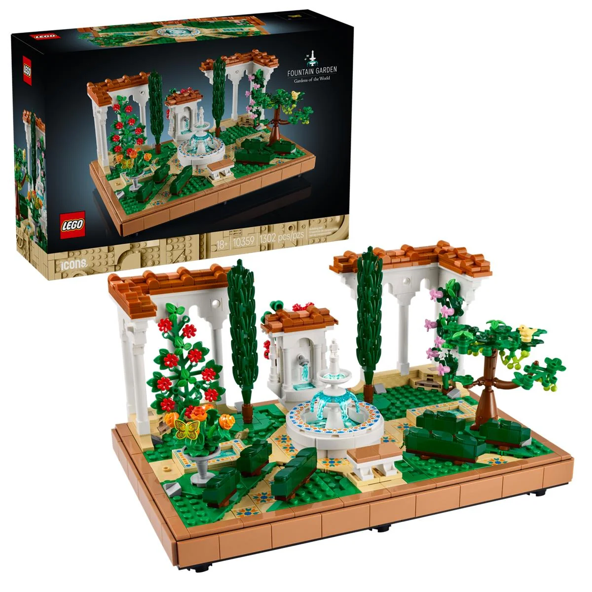 LEGO 10359 Il giardino della fontana - Image 4