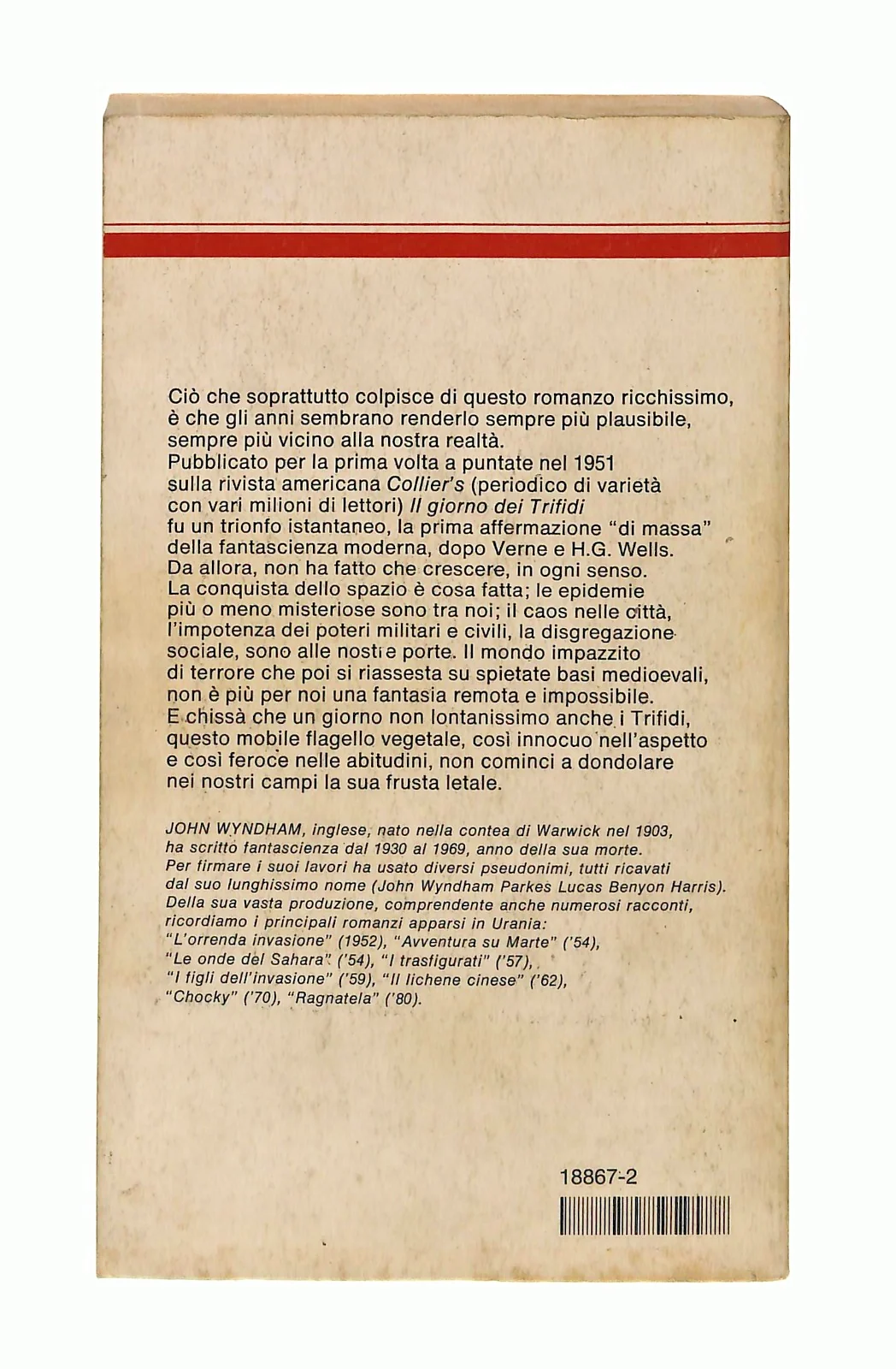 EBOND Il Giorno Dei Trifidi John Wyndham Mondadori Urania 1980 Libro LI048589 - Image 2
