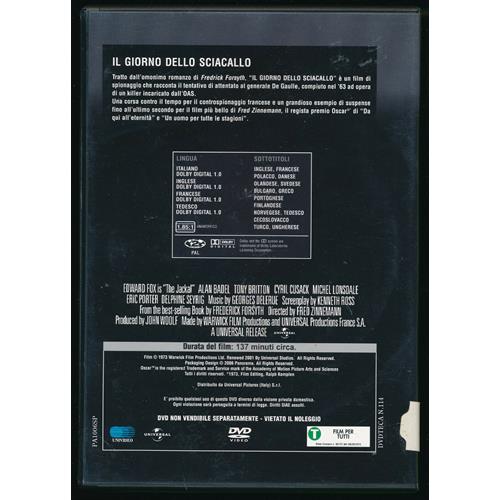 EBOND Il Giorno Dello Sciacallo DVD DB752404 - Image 2