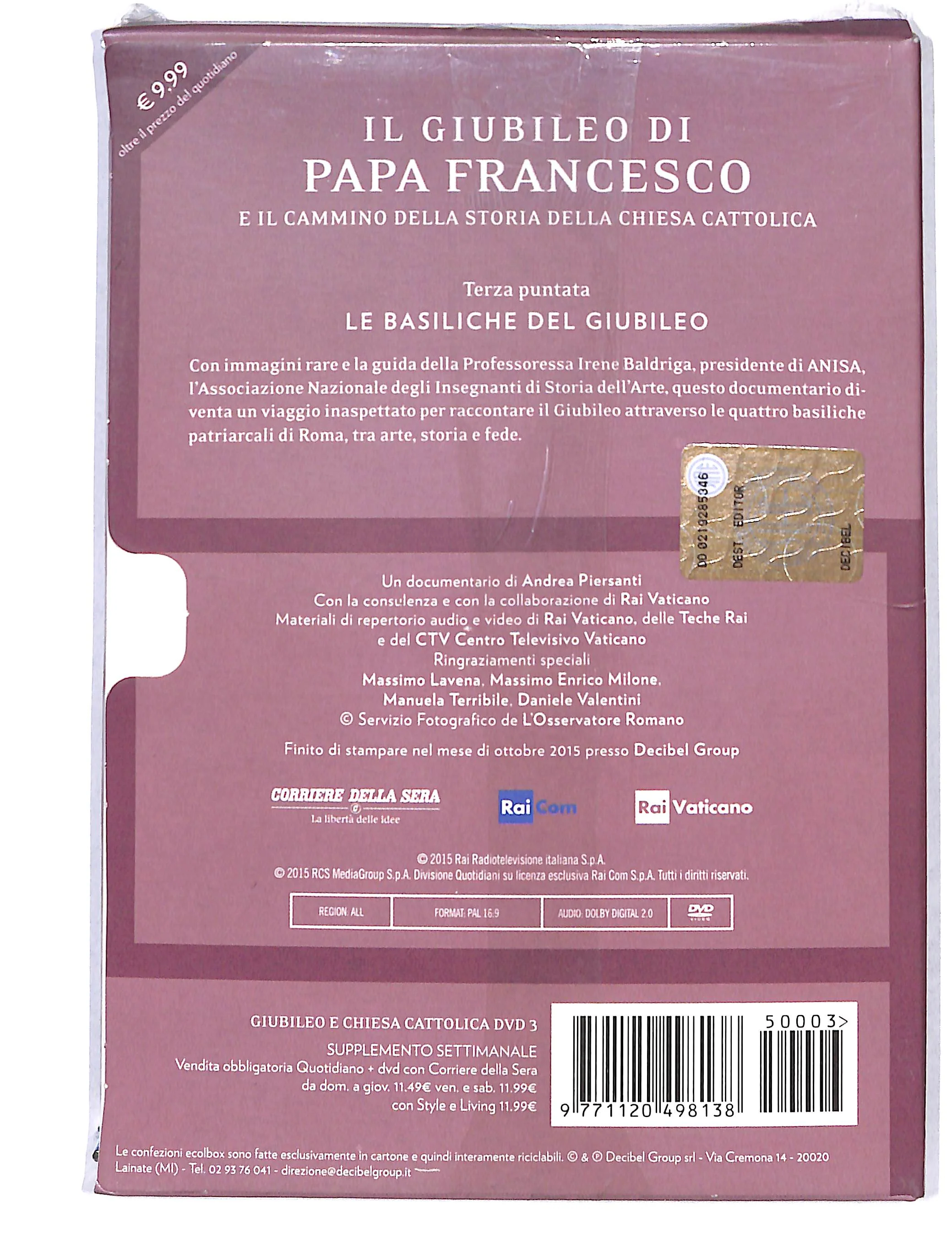 EBOND Il Giubileo di Papa Francesco - le Basiliche del Giubileo DVD DB725622 - Image 2