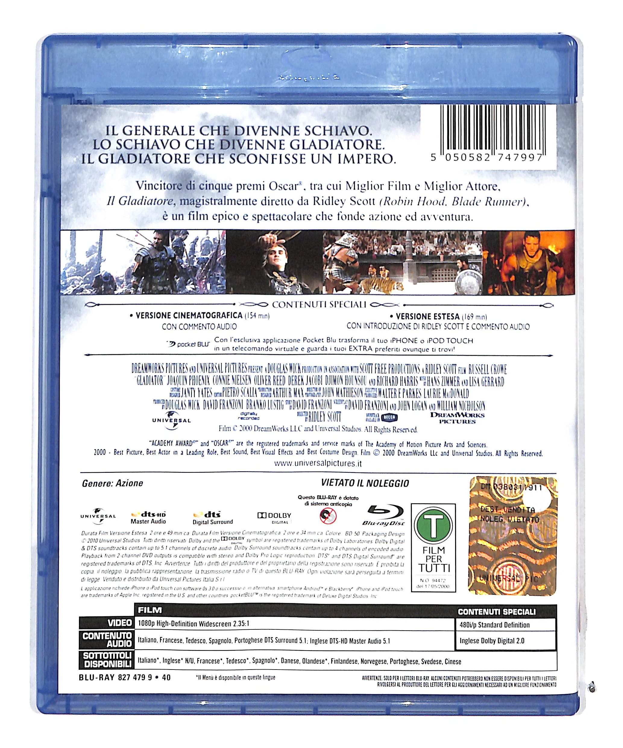 EBOND Il Gladiatore 10th Anniversary Edition BLURAY DB711631 - Image 2