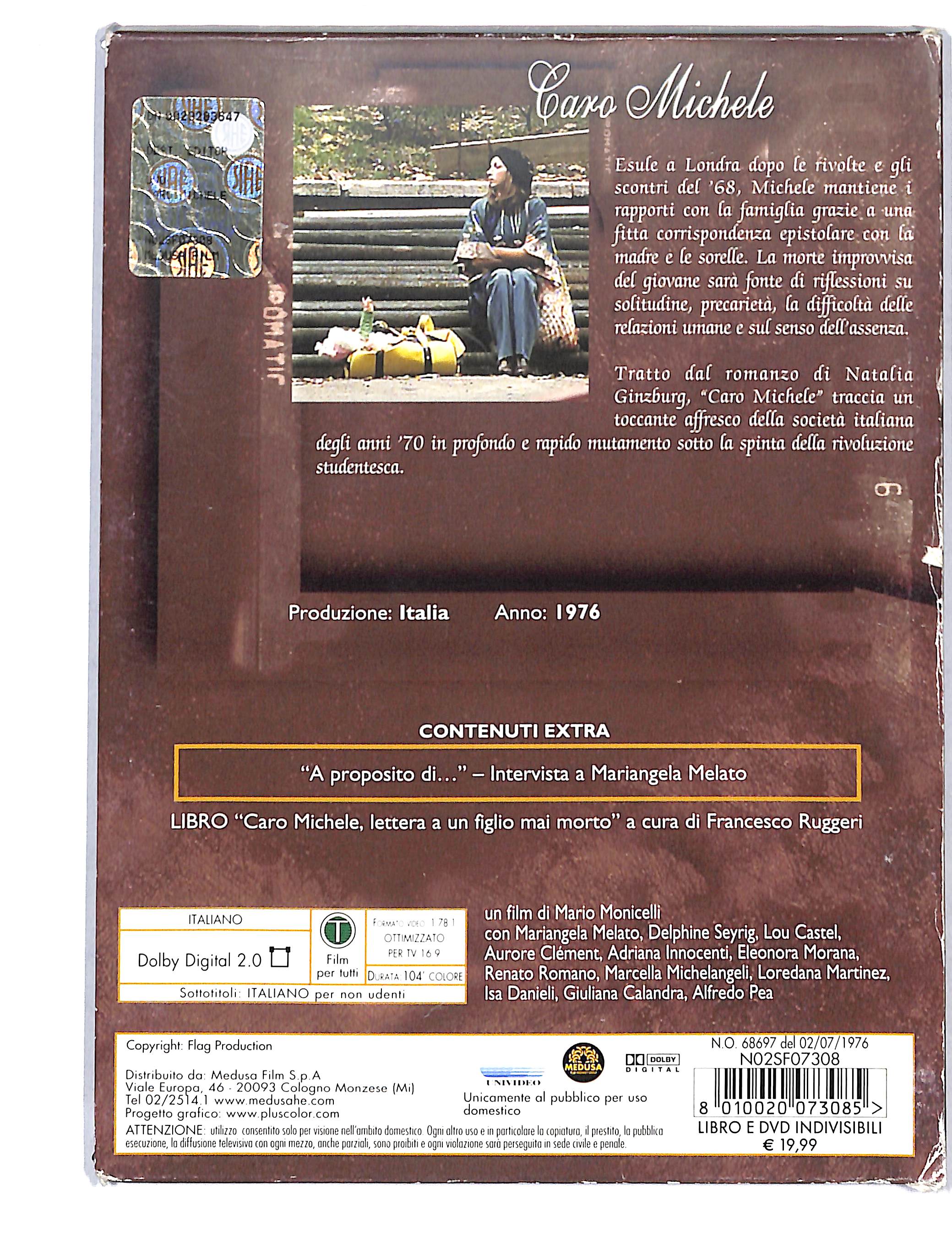 EBOND Il Grande Cinema - Caro Michele DIGIPACK DVD DB727814 - Image 2