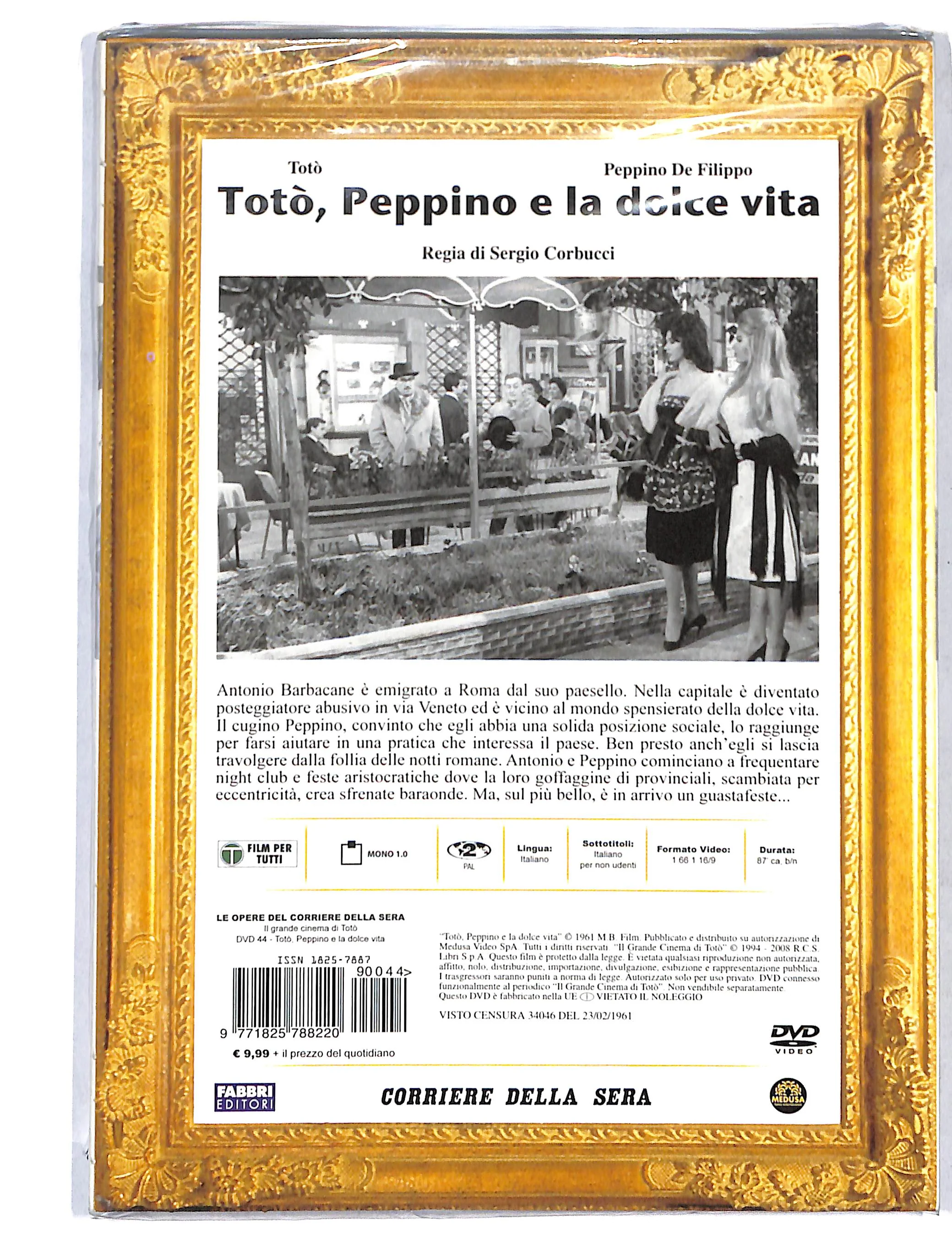 EBOND Il Grande cinema di toto - toto peppino e la dolce vita DVD DB741849 - Image 2