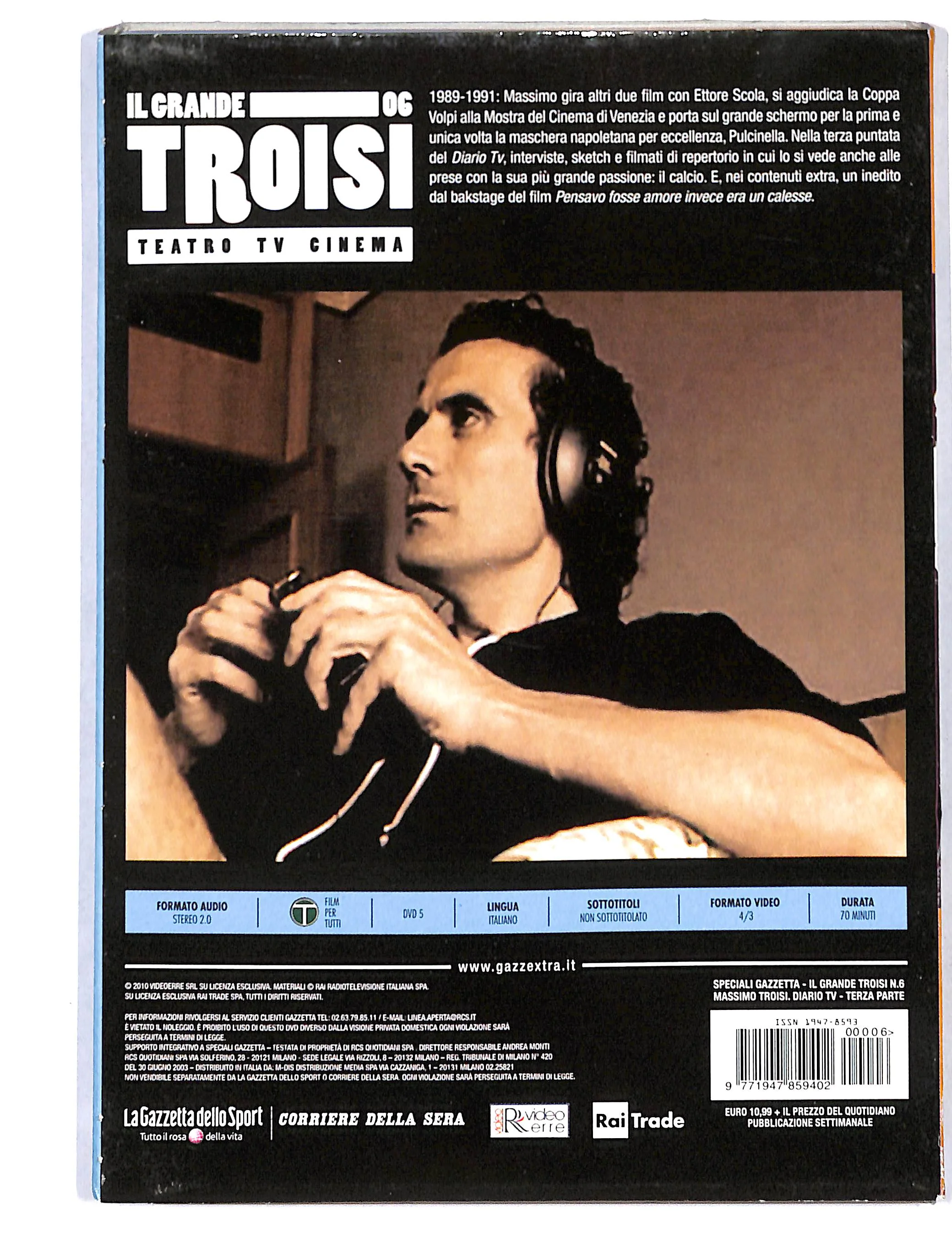 EBOND Il grande Troisi - Massimo troisi diario tv 3 parte DVD DB725635 - Image 2