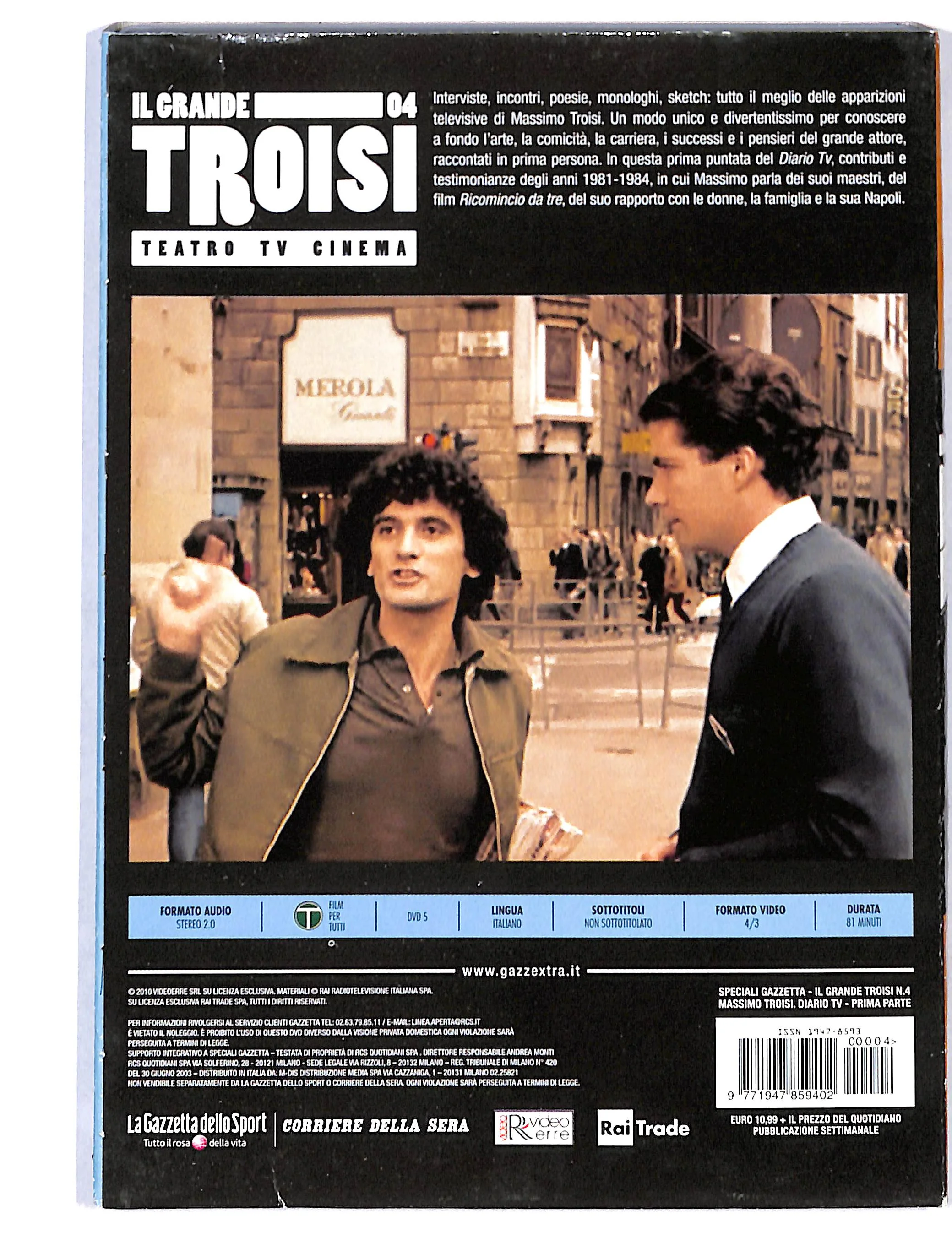 EBOND Il Grande Troisi vol.4 - Massimo troisi diario tv prima parte DVD DB725628 - Image 2