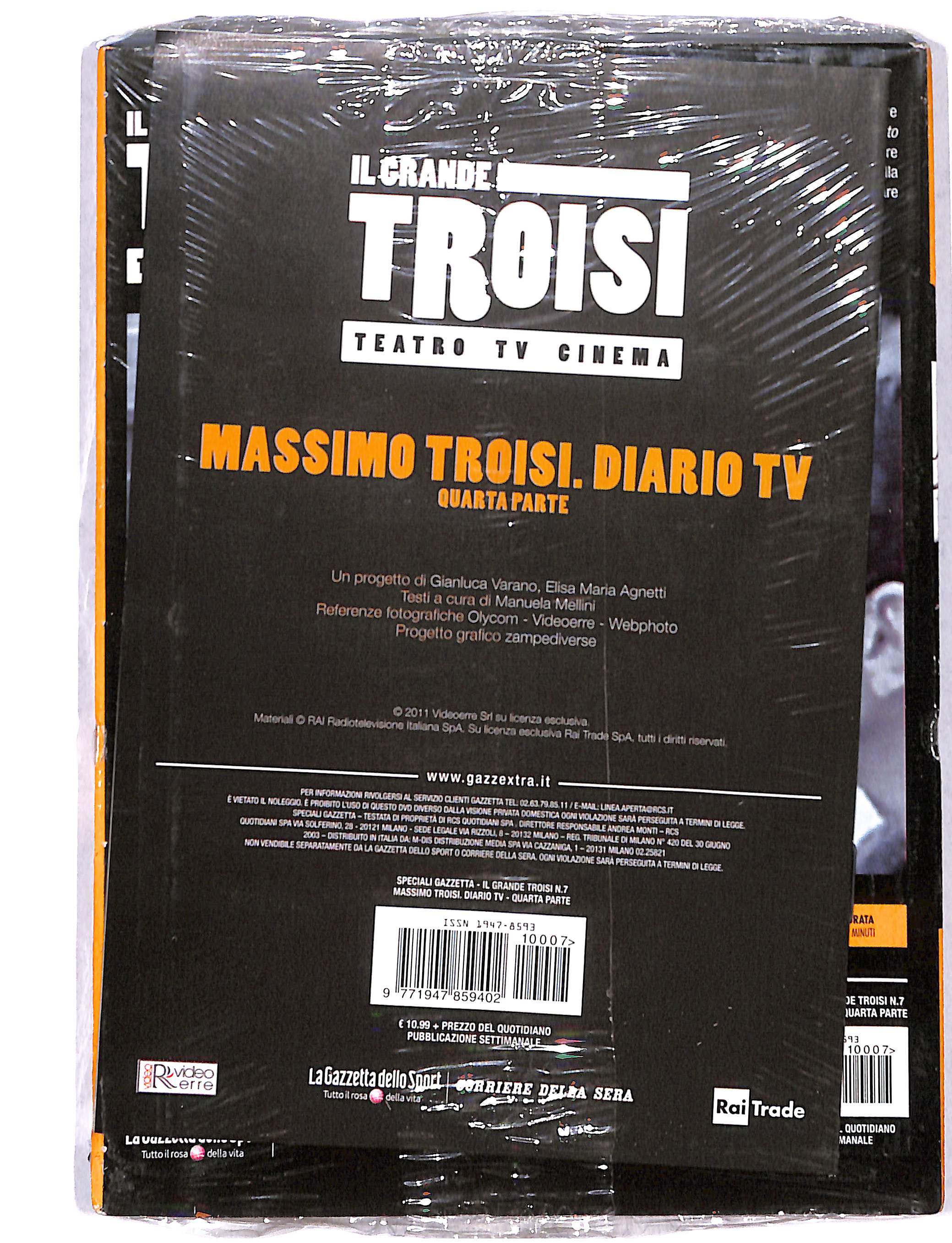 EBOND Il Grande Troisi vol.7 Massimo troisi diario tv quarta parte DVD DB736846 - Image 2