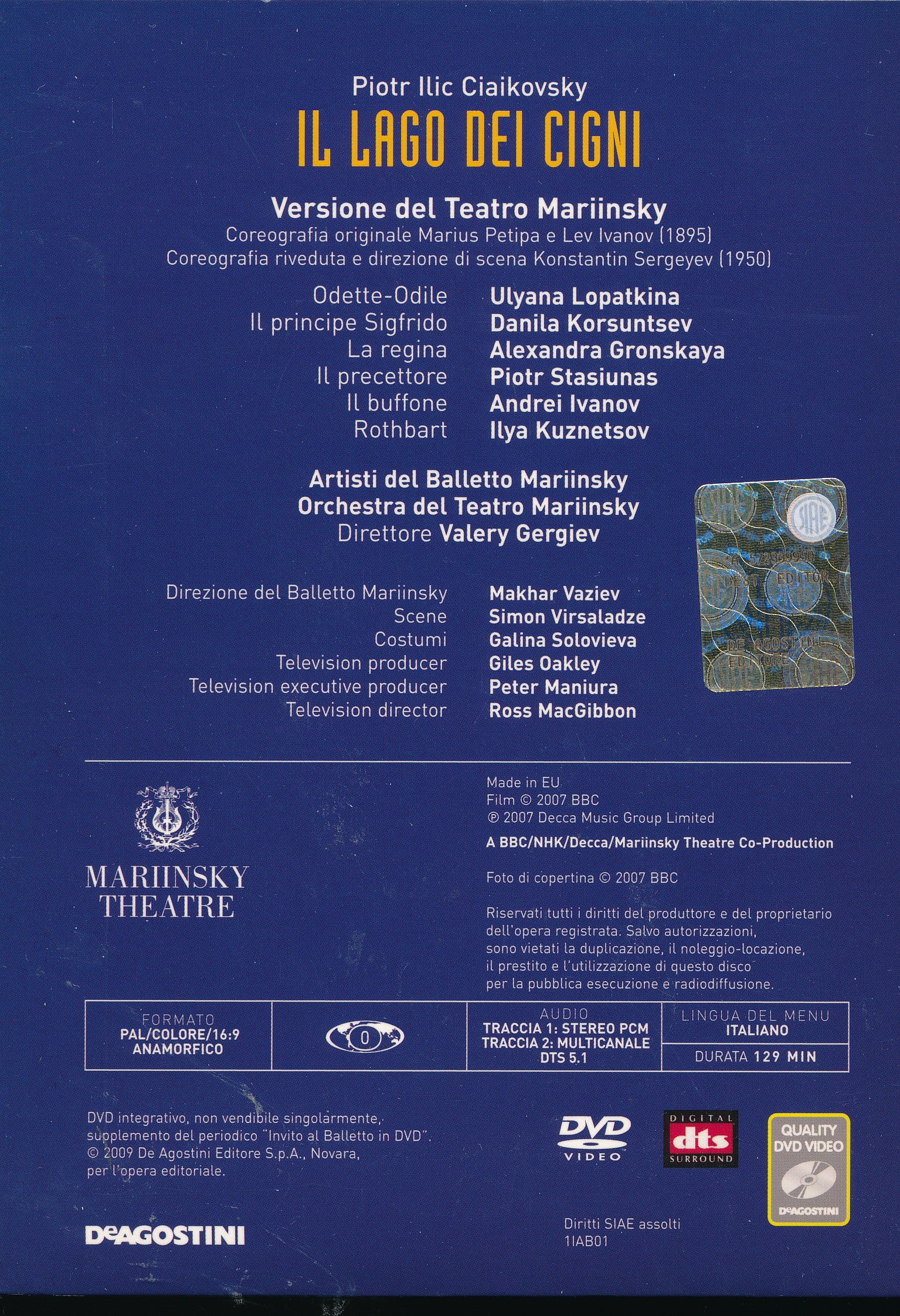 EBOND Il lago dei cigni + booklet DVD DB730101 - Image 2