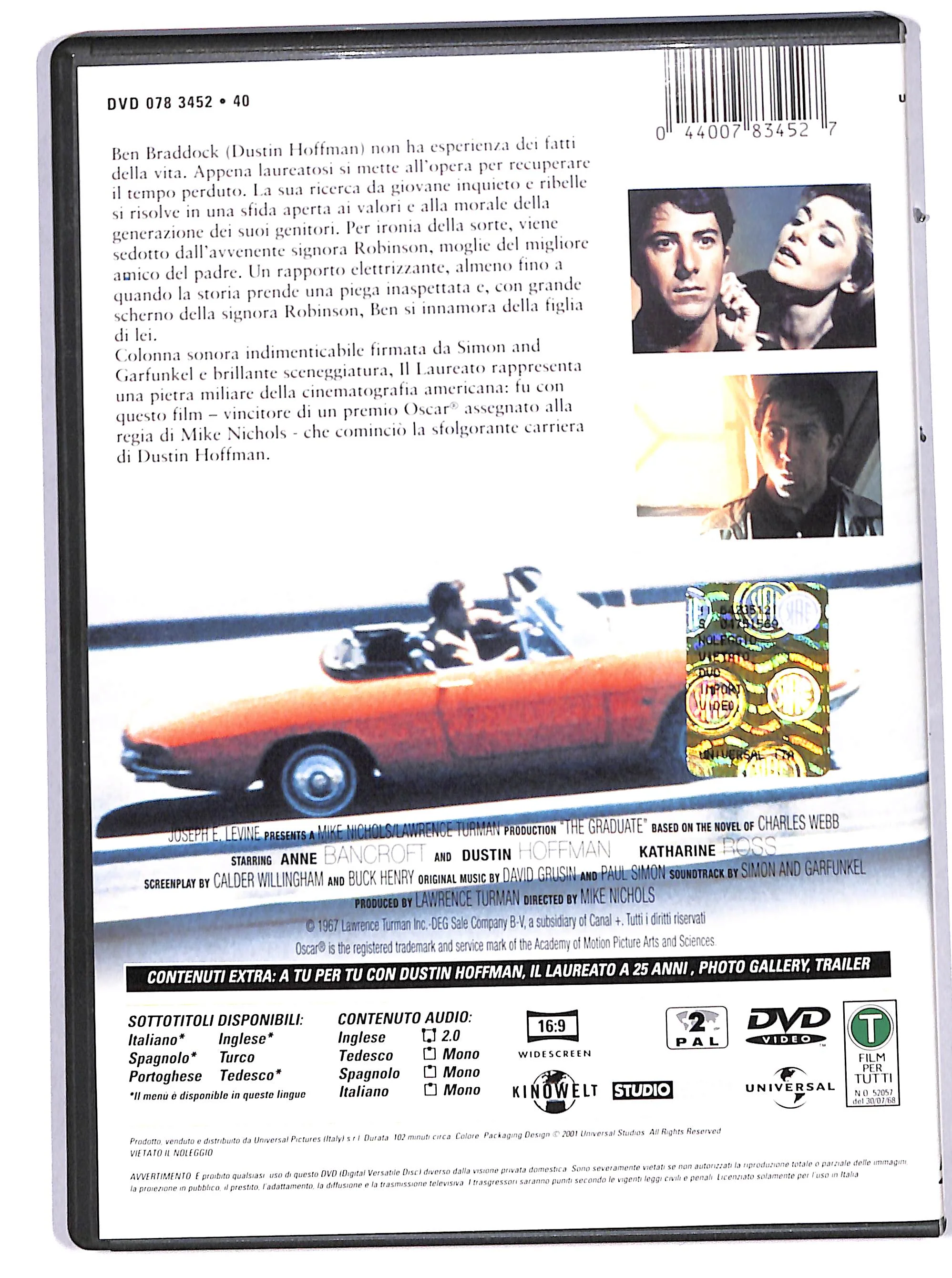 EBOND Il laureato DVD DB759642 - Image 2