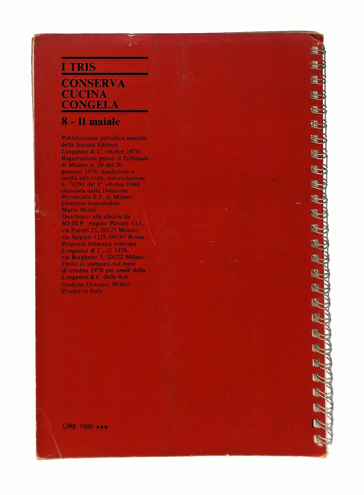EBOND Il Maiale i Tris Conserva Cucina Congela Rogledi Longanesi Libro LI046670 - Image 2