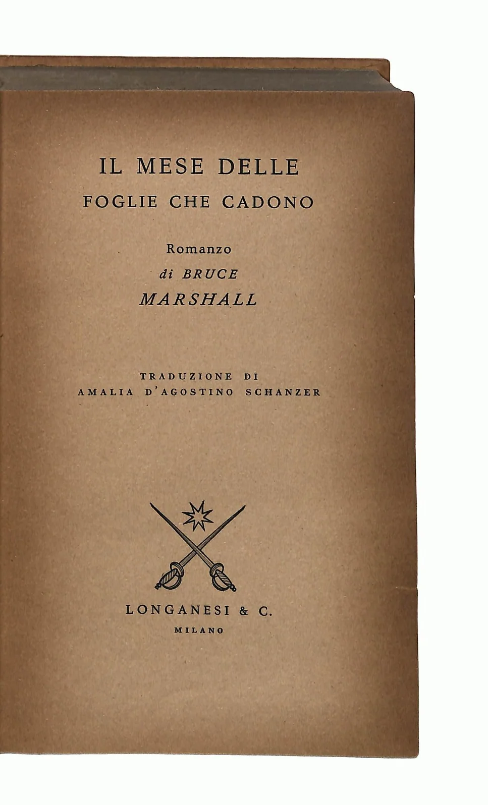 EBOND Il Mese Delle Foglie Che Cadono B Marshall Longanesi 1963 Libro LI047032 - Image 2