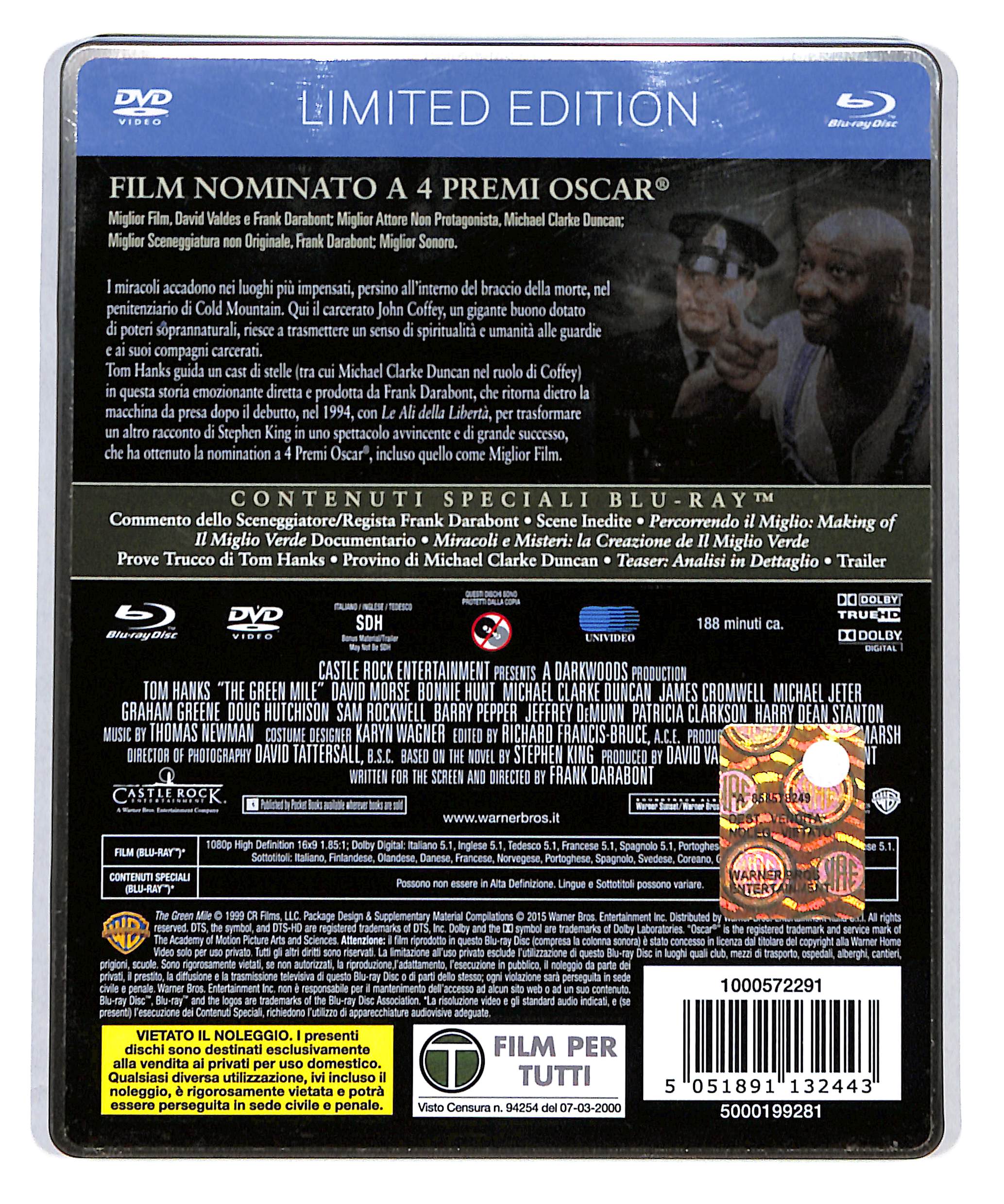 EBOND Il Miglio Verde STEELBOOK + DVD BLURAY DB715417 - Image 2