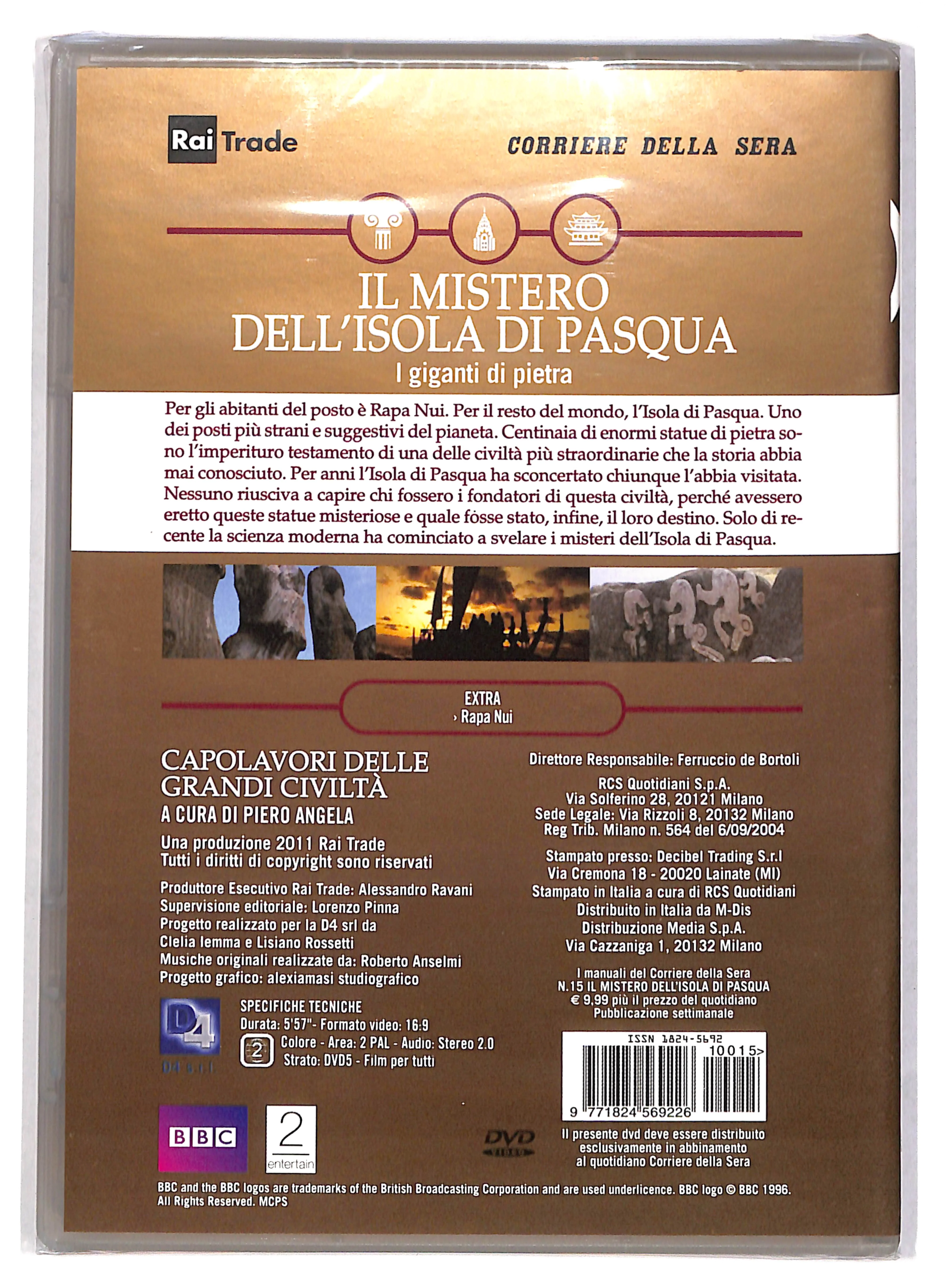 EBOND Il mistero dell'isola di Pasqua vol 15 EDITORIALE DVD DB689920 - Image 2