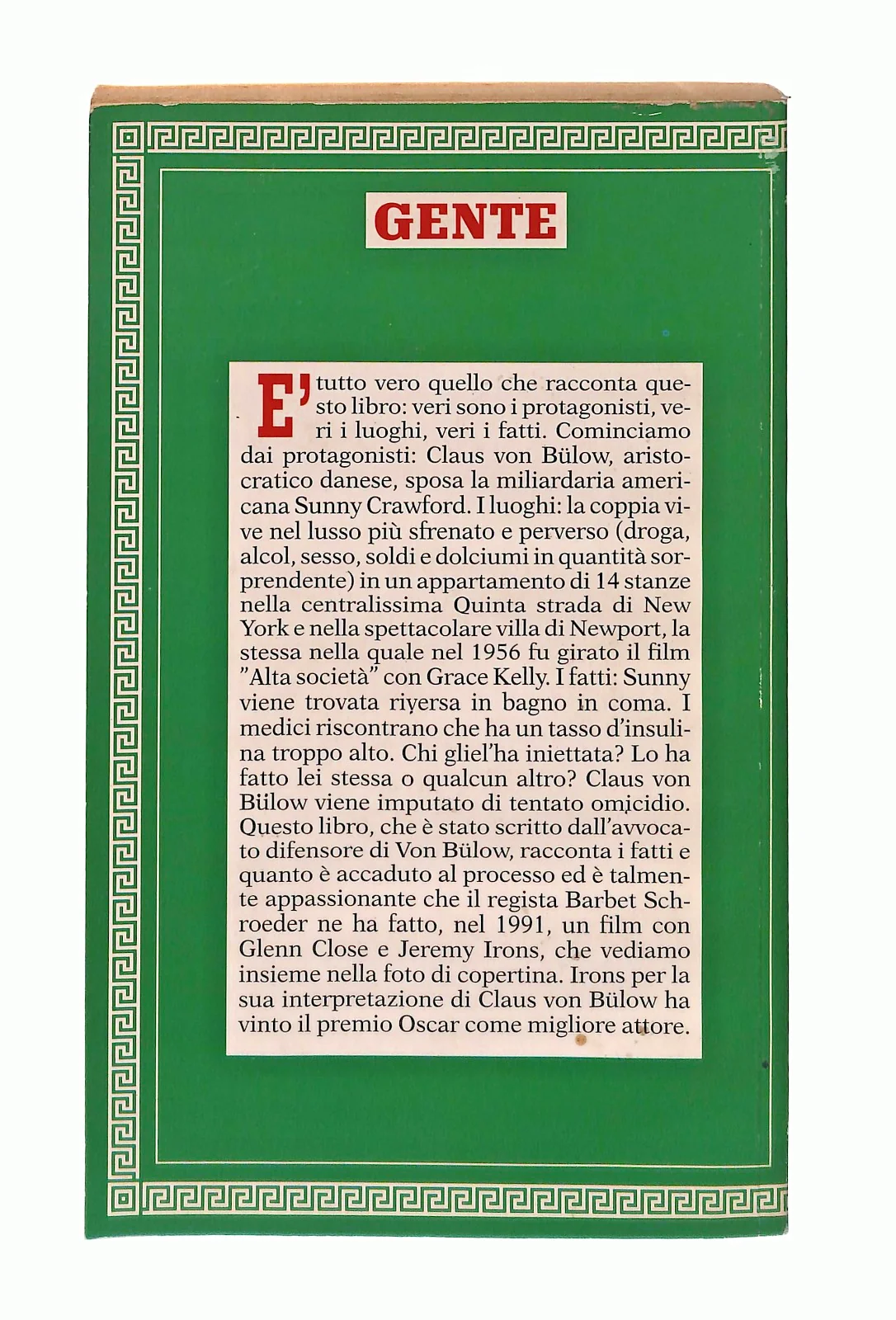 EBOND Il Mistero Von Bulow Gente Libro LI047158 - Image 2