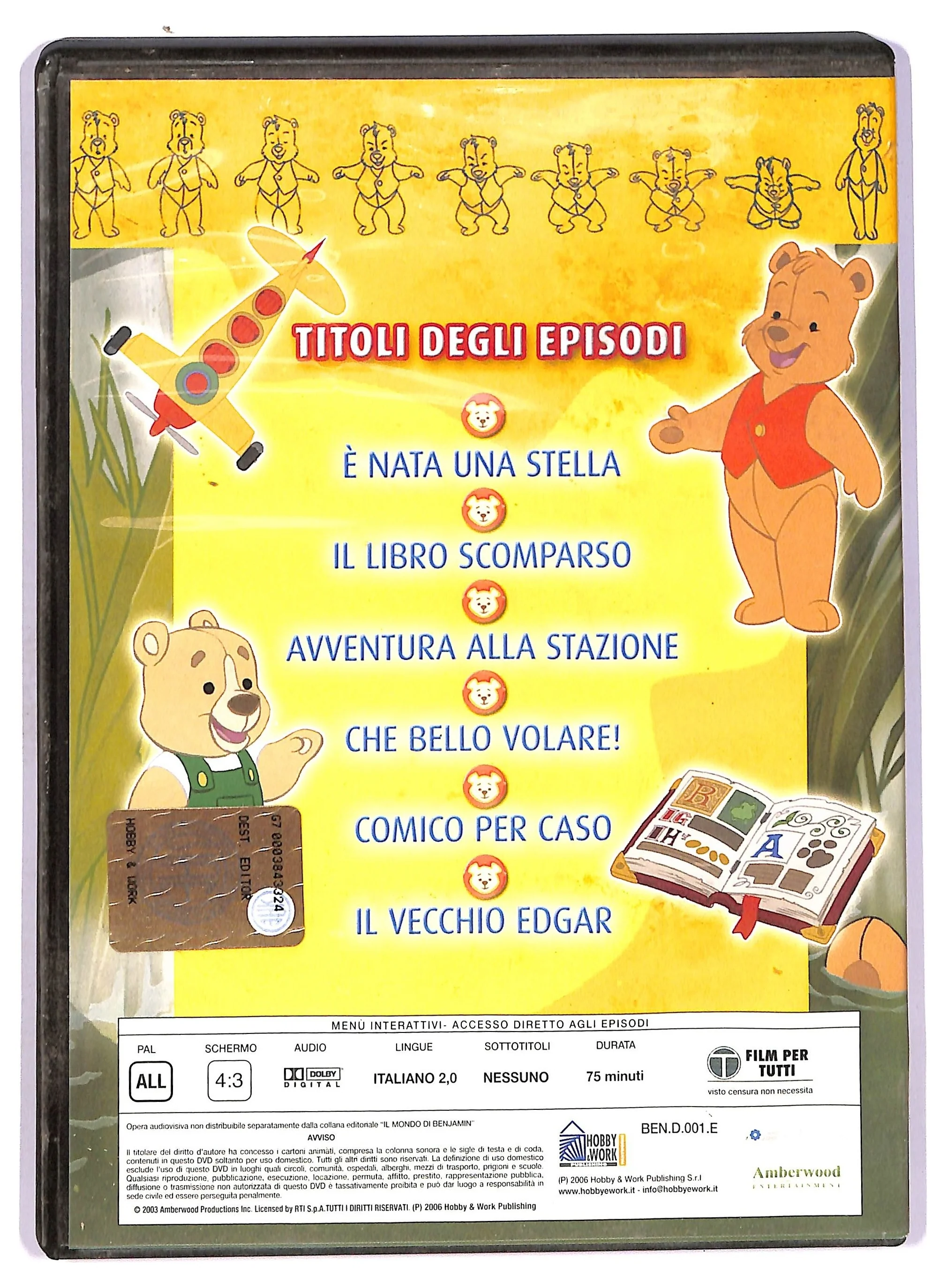EBOND Il Mondo di Benjamin EDITORIALE DVD DB713110 - Image 2