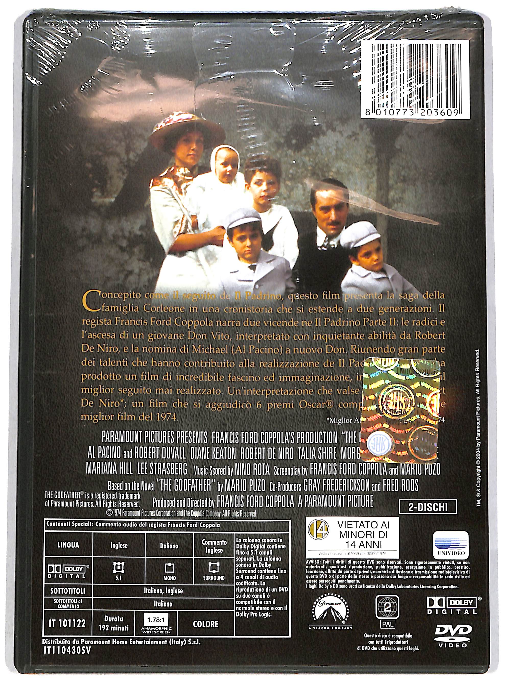 EBOND Il padrino - Parte II DVD DB745933 - Image 2