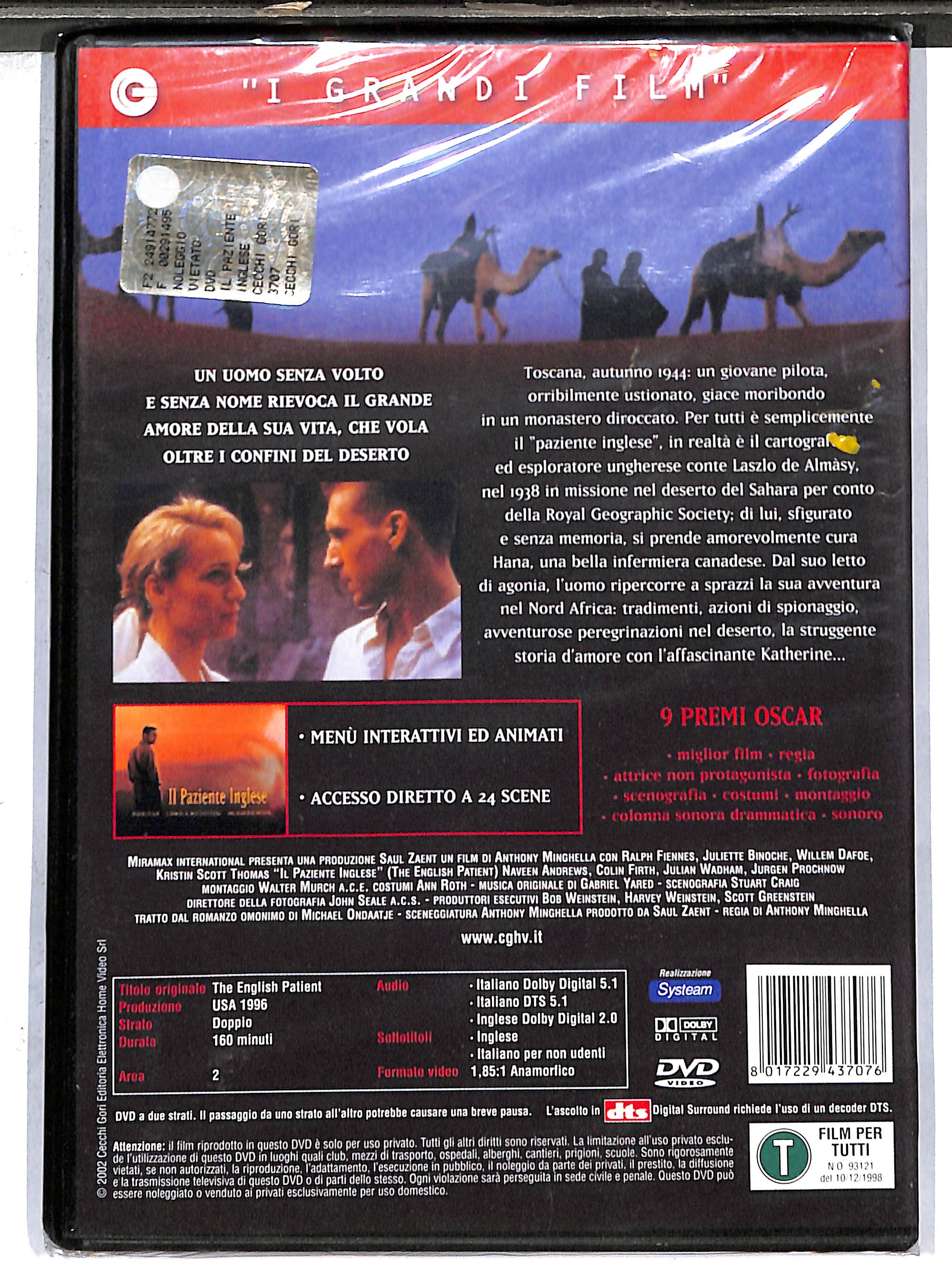 EBOND il paziente inglese DVD DB750144 - Image 2