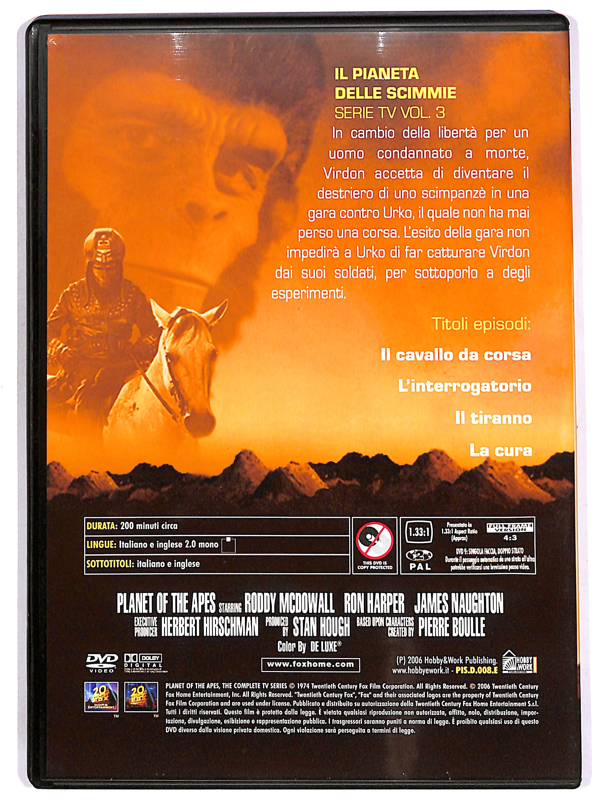 EBOND Il pianeta delle scimmie - Volume 3 EDITORIALE DVD DB739124 - Image 2