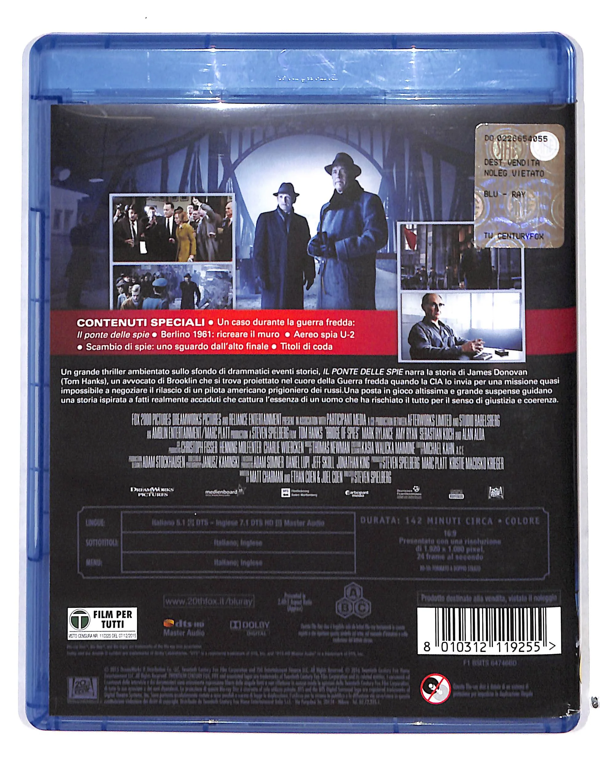 EBOND Il Ponte Delle Spie BLURAY BLURAY DB689706 - Image 2