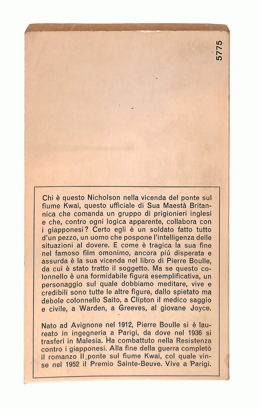 EBOND Il Ponte Sul Fiume Kwai Pierre Boulle Mondadori 1965 Libro LI048392 - Image 2
