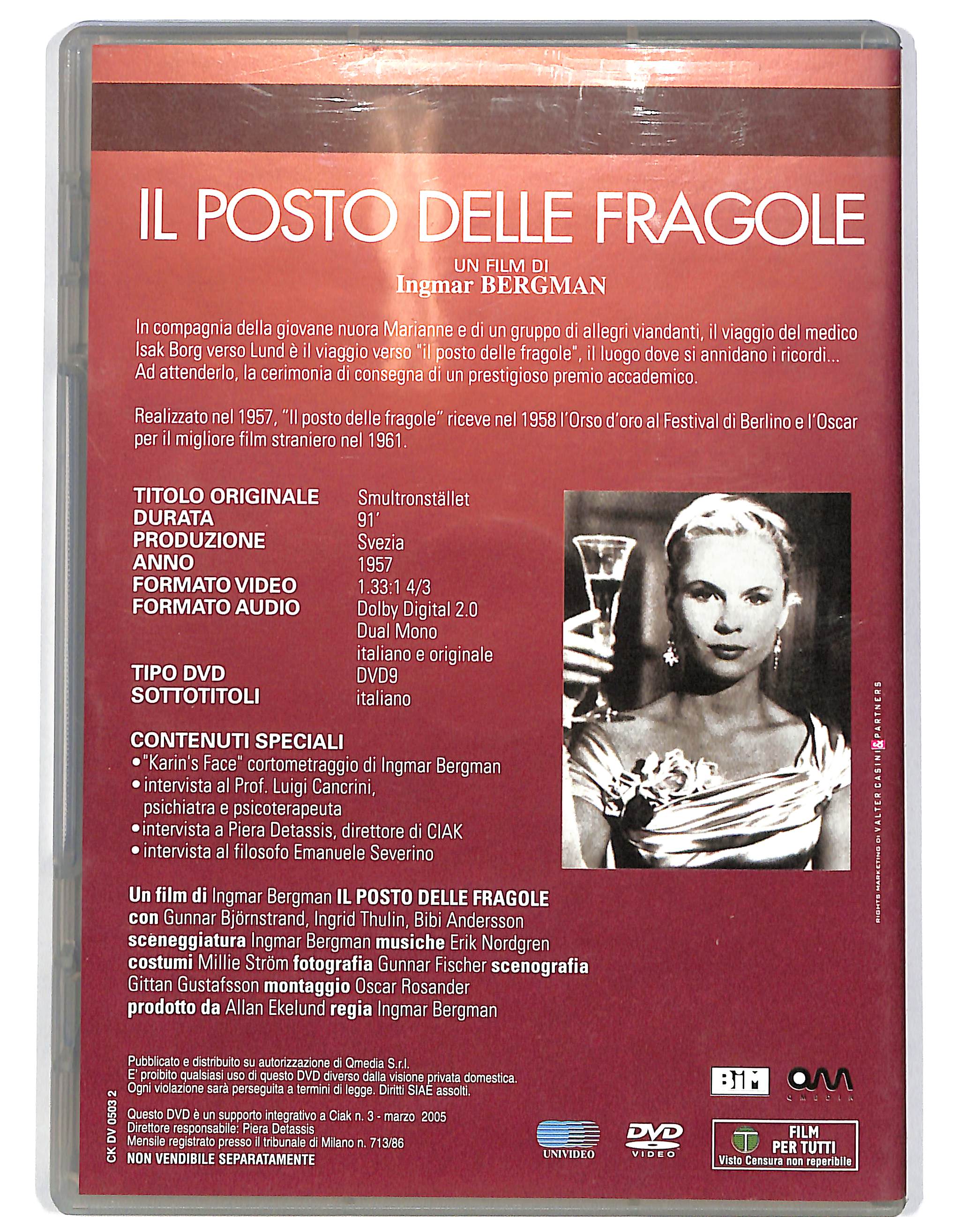 EBOND Il posto delle fragole EDITORIALE DVD DB729977 - Image 2
