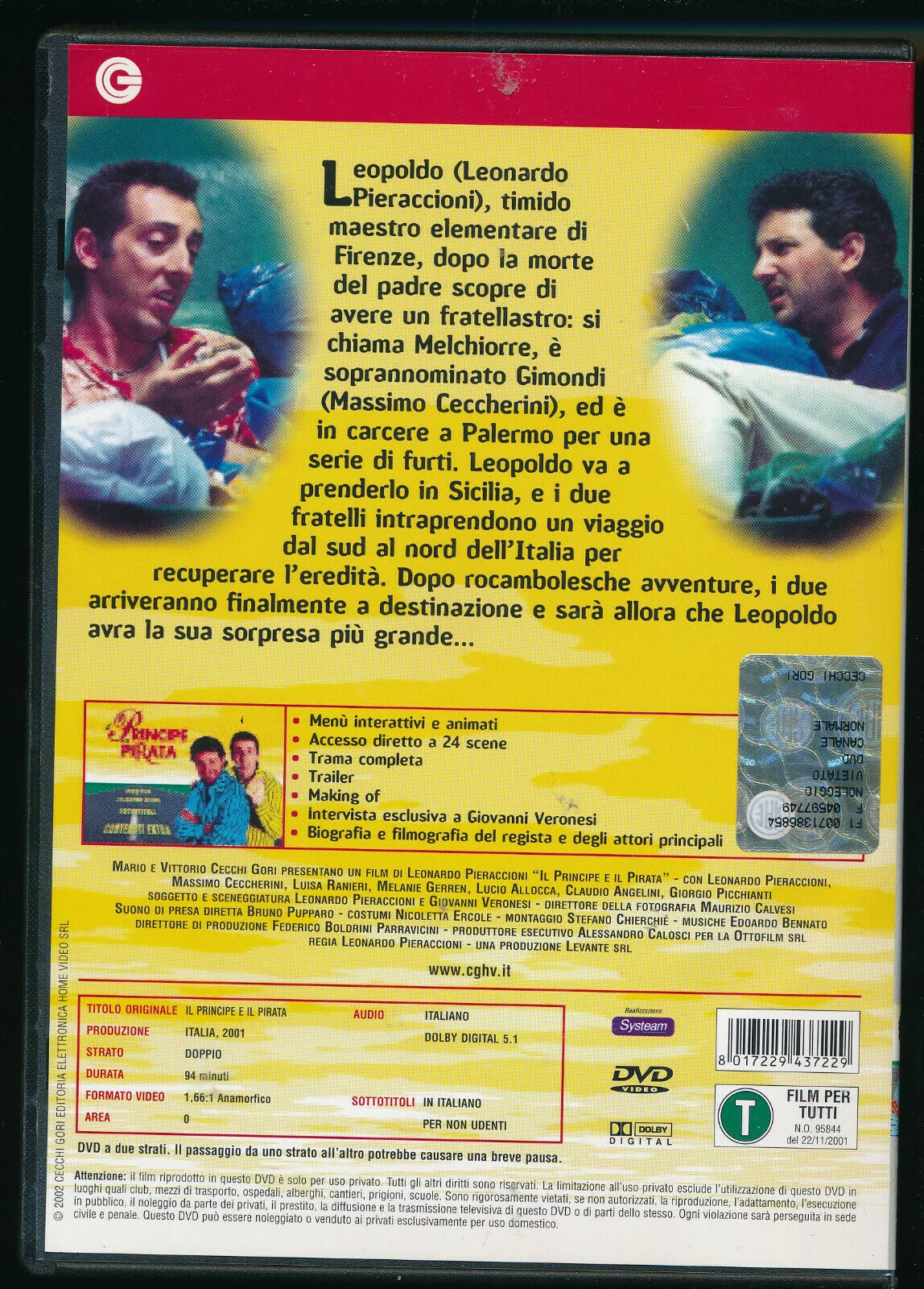 EBOND Il Principe E Il Pirata DVD DB758649 - Image 2