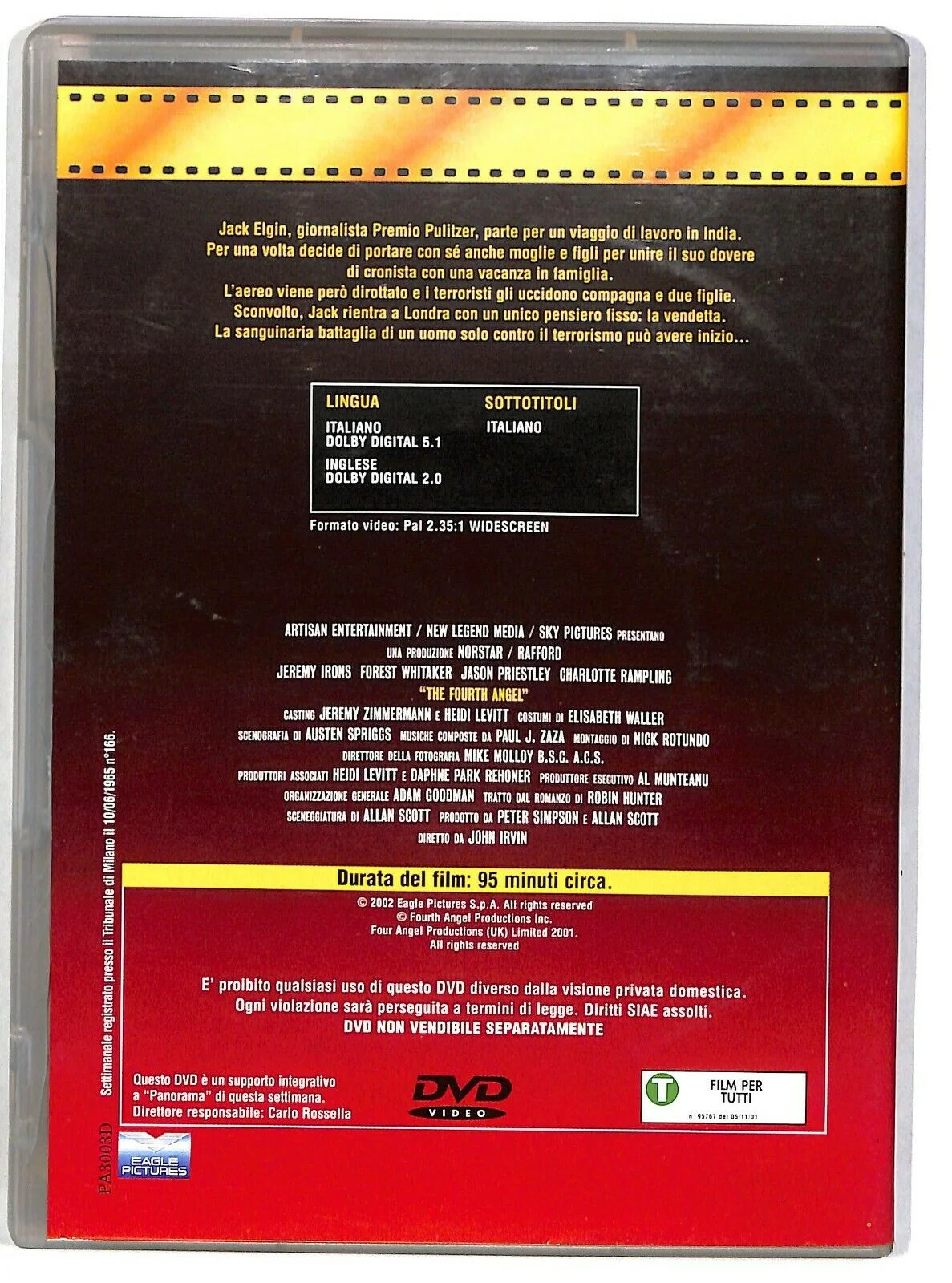 EBOND Il Quarto Angelo Editoriale DVD DB735601 - Image 2