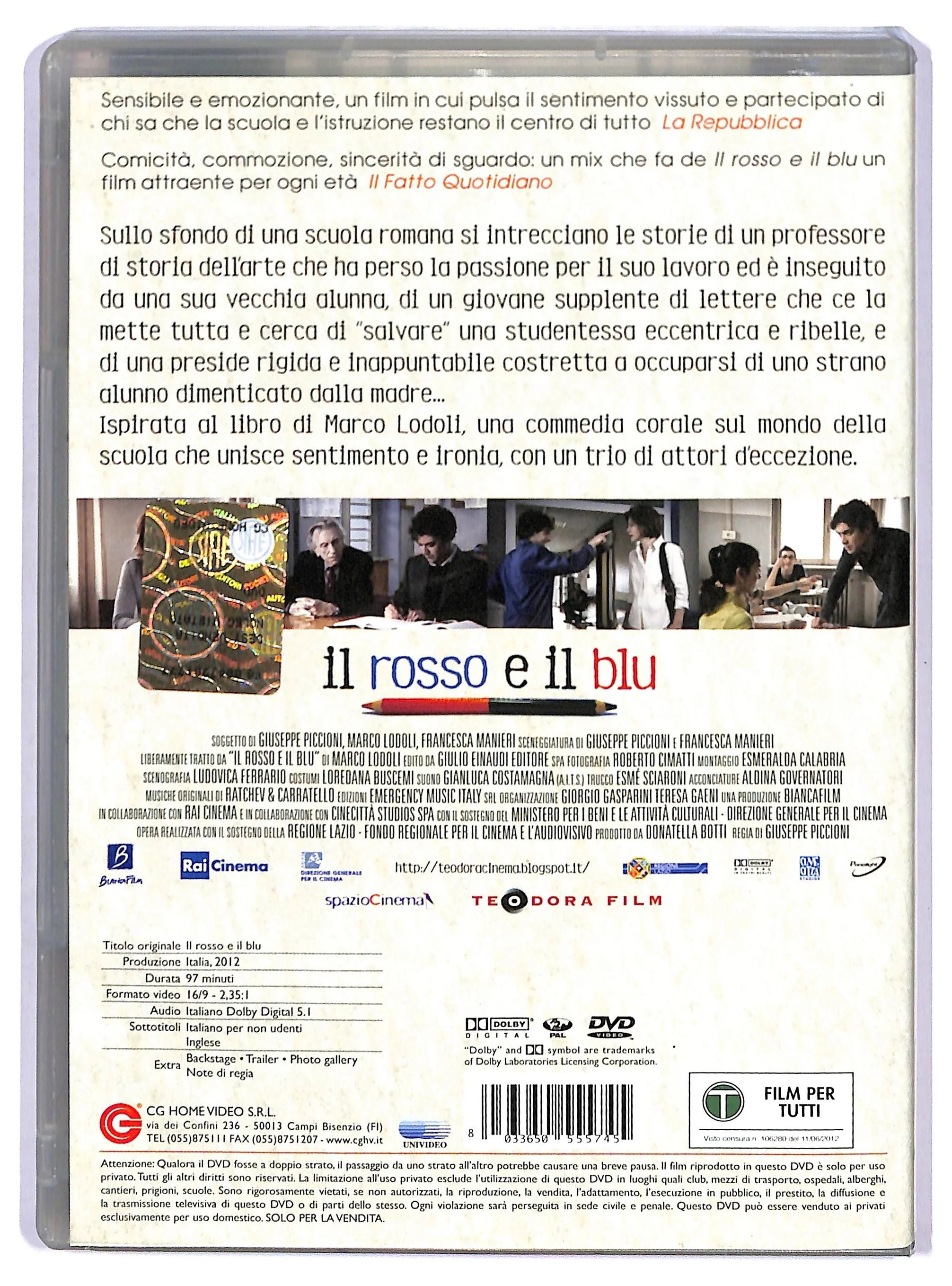 EBOND Il rosso e il blu NOLEGGIO DVD DB733744 - Image 2