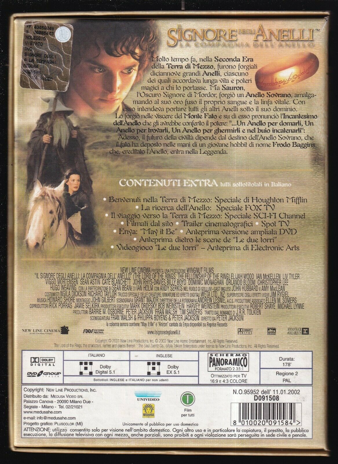 EBOND Il Signore Degli Anelli - La Compagnia Dell'anello DVD DB724112 - Image 2