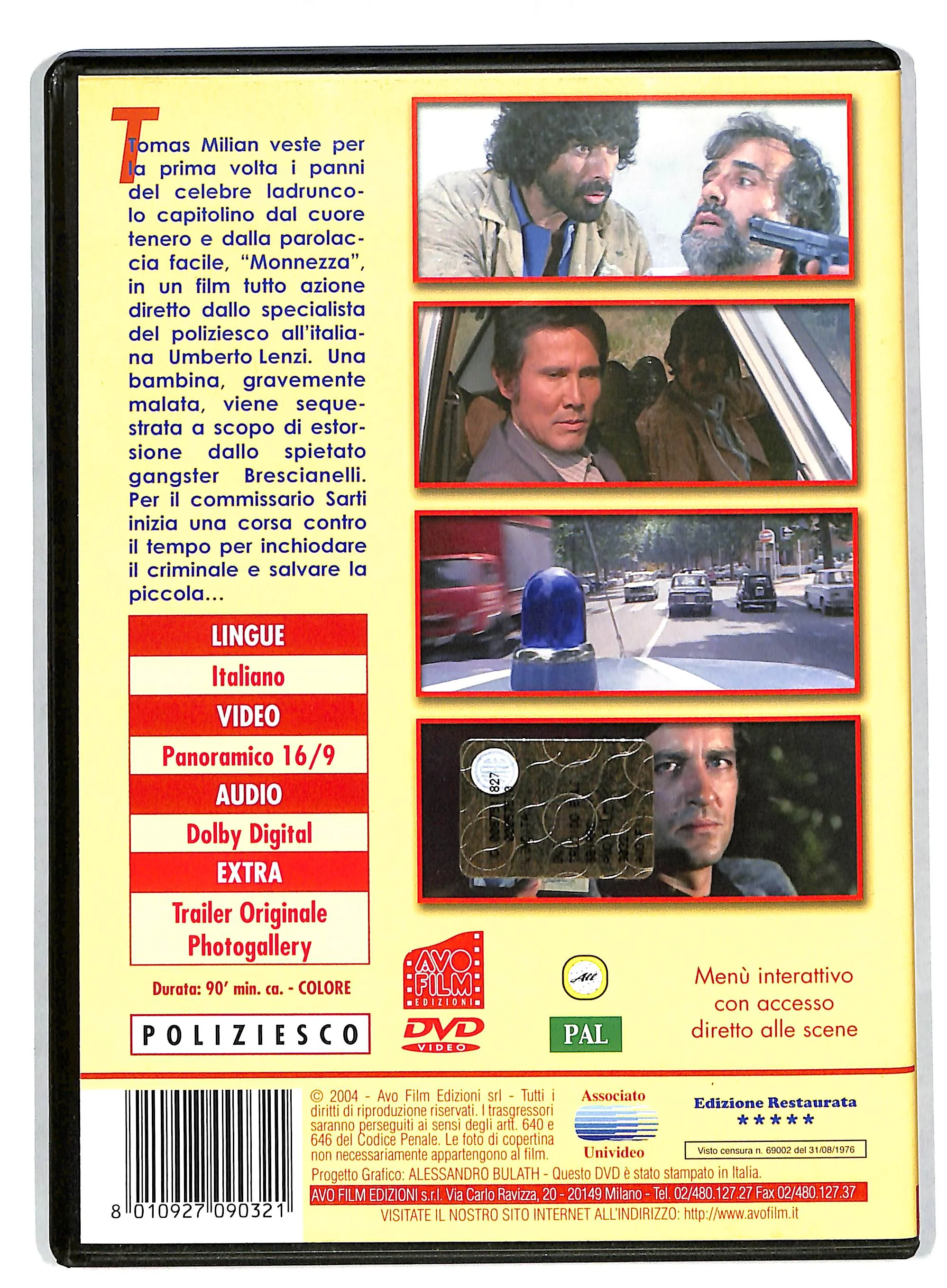 EBOND Il trucido e lo sbirro NOLEGGIO DVD DB754715 - Image 2