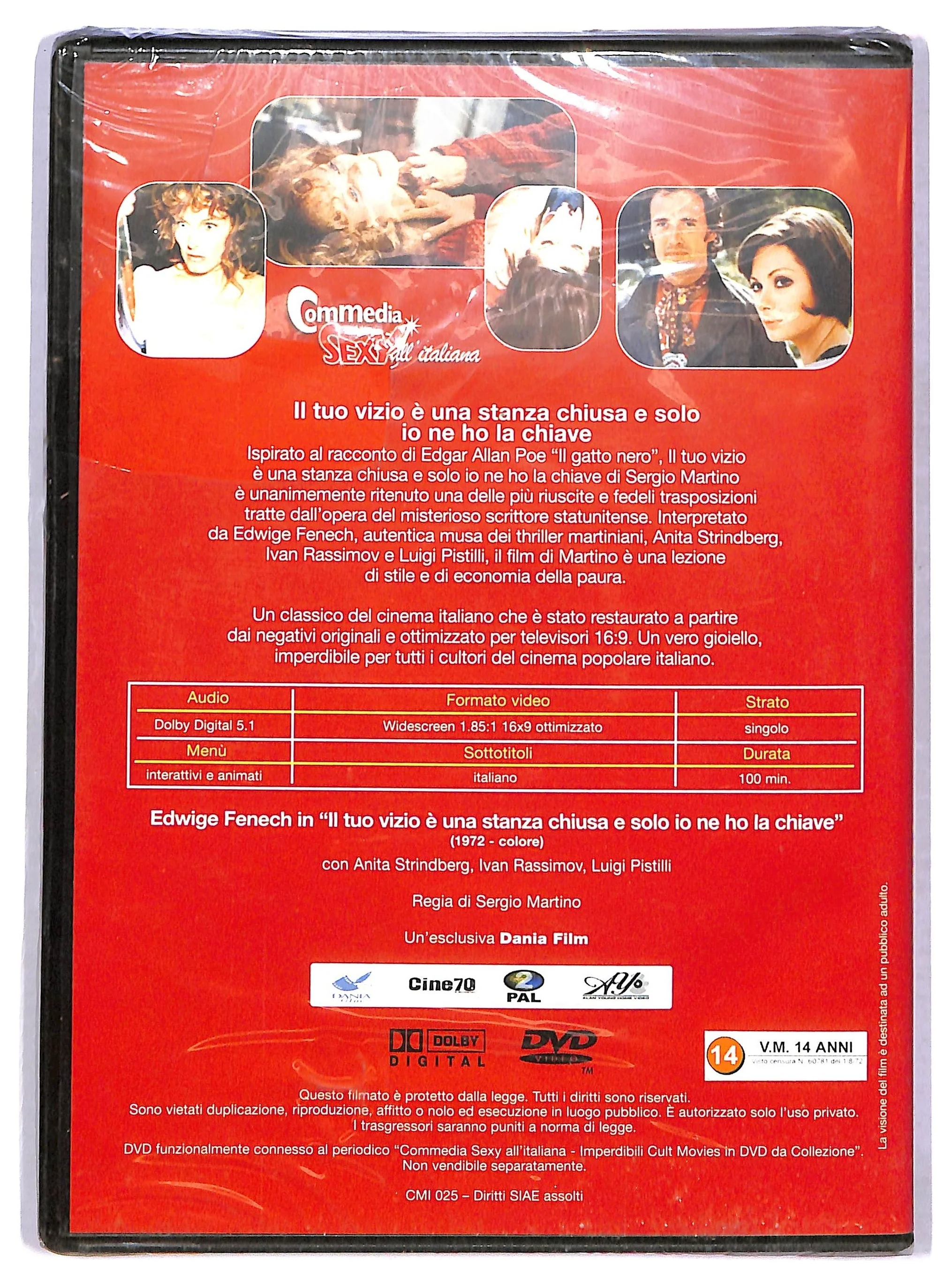 EBOND Il tuo vizio e una stanza chiusa e solo io ne ho la chiave DVD DB713941 - Image 2