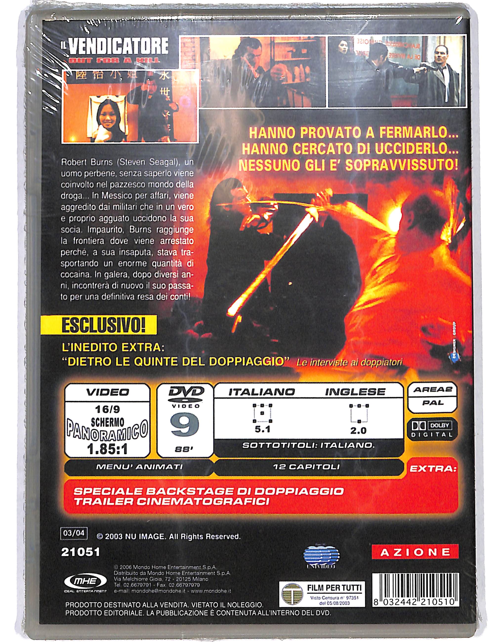 EBOND Il vendicatore EDITORIALE DVD DB705634 - Image 2