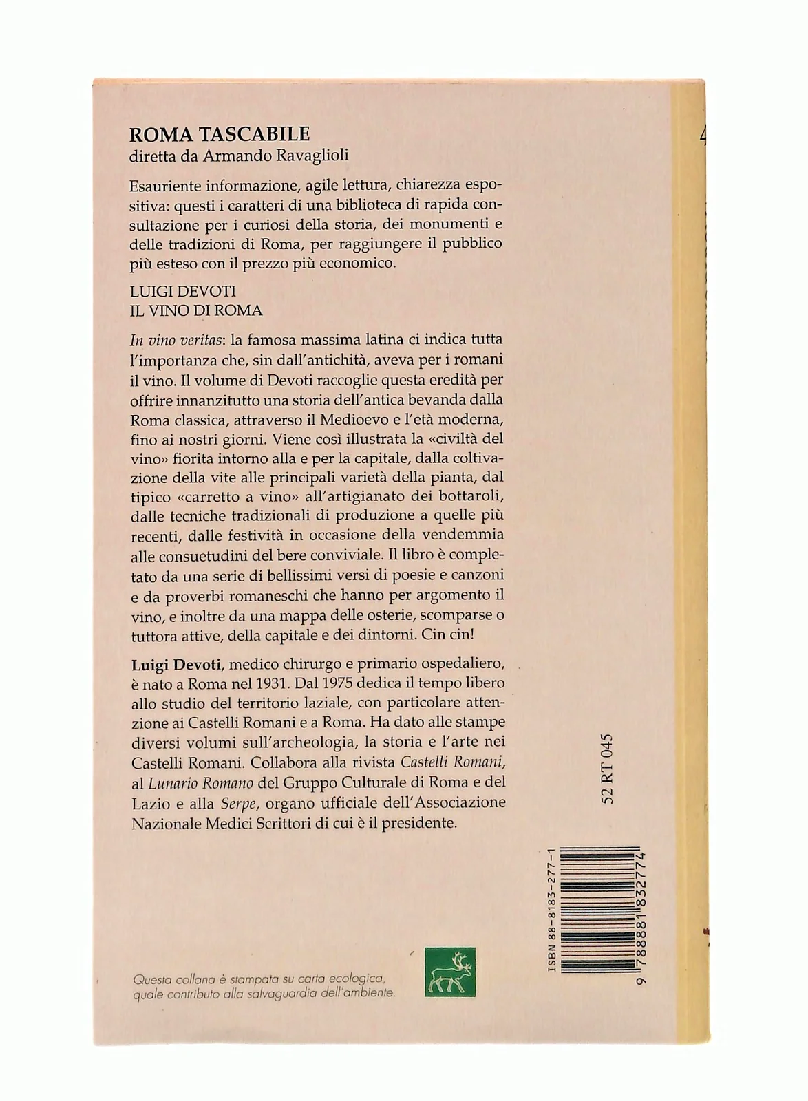 EBOND Il Vino Di Roma Luigi Devoti Newton Libro LI047169 - Image 2