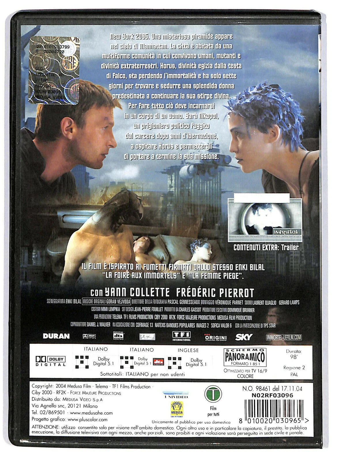 EBOND Immortal Ad Vitam Ex Noleggio DVD DB740357 - Image 2