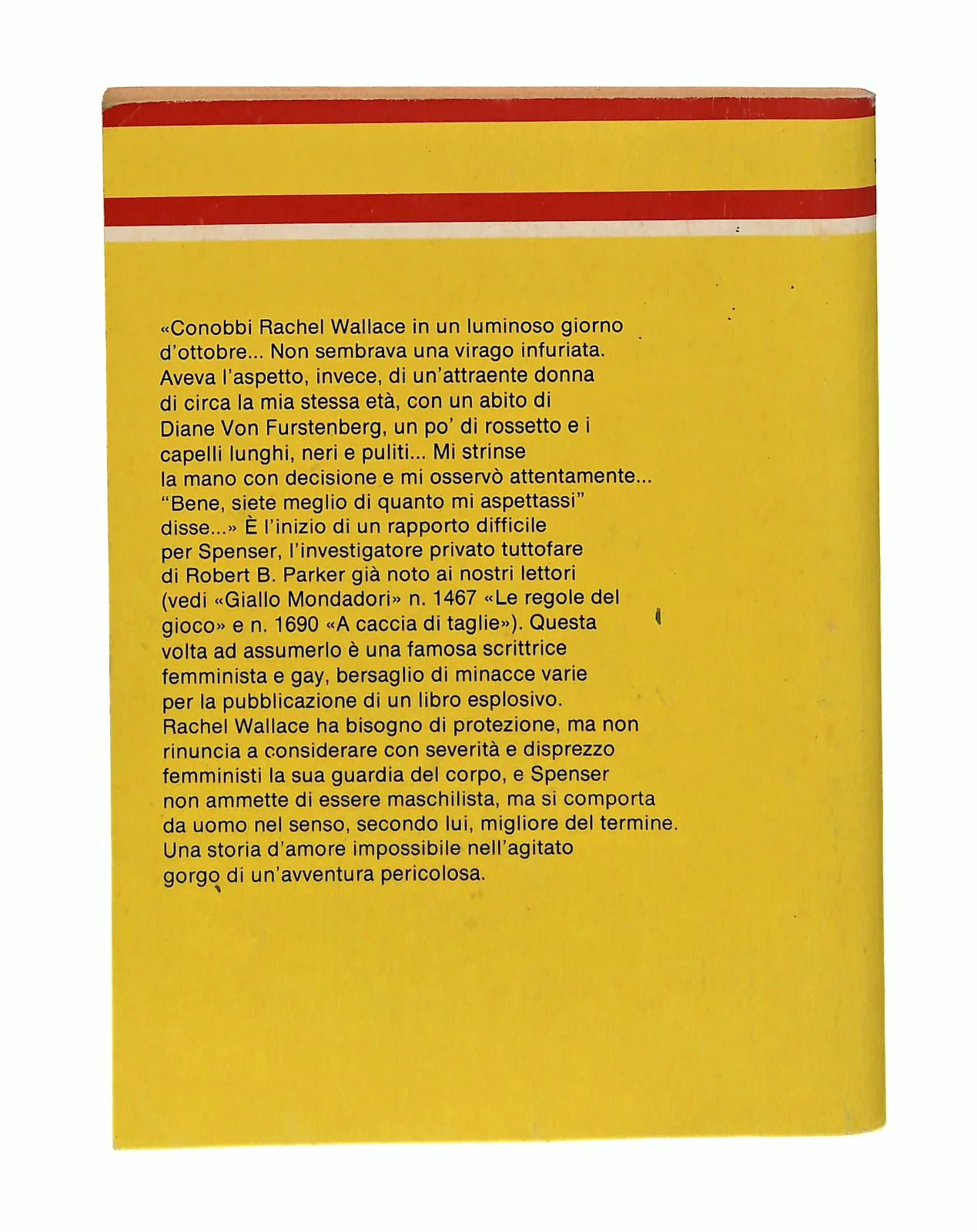 EBOND In Cerca Di Rachel Wallace R B Parker Giallo Mondadori Libro LI048728 - Image 2
