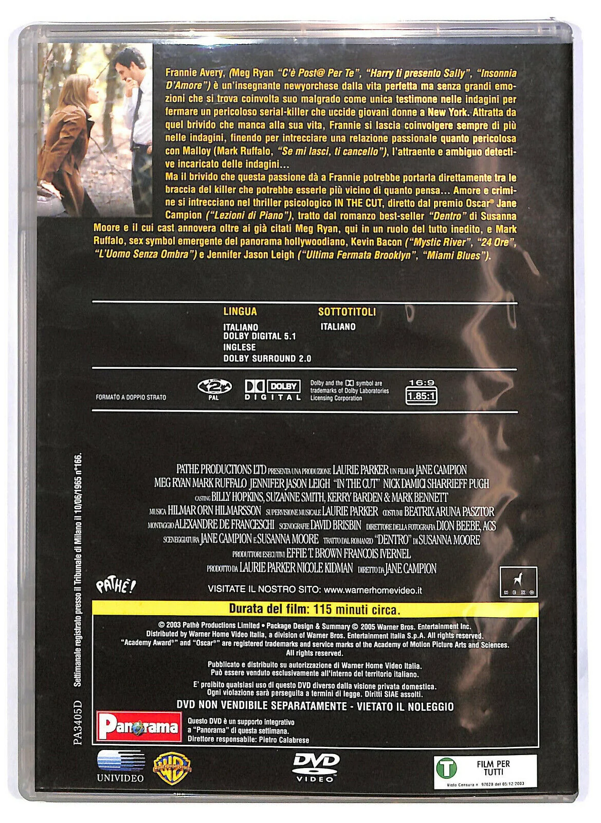 EBOND In The Cut Editoriale DVD DB758617 - Image 2